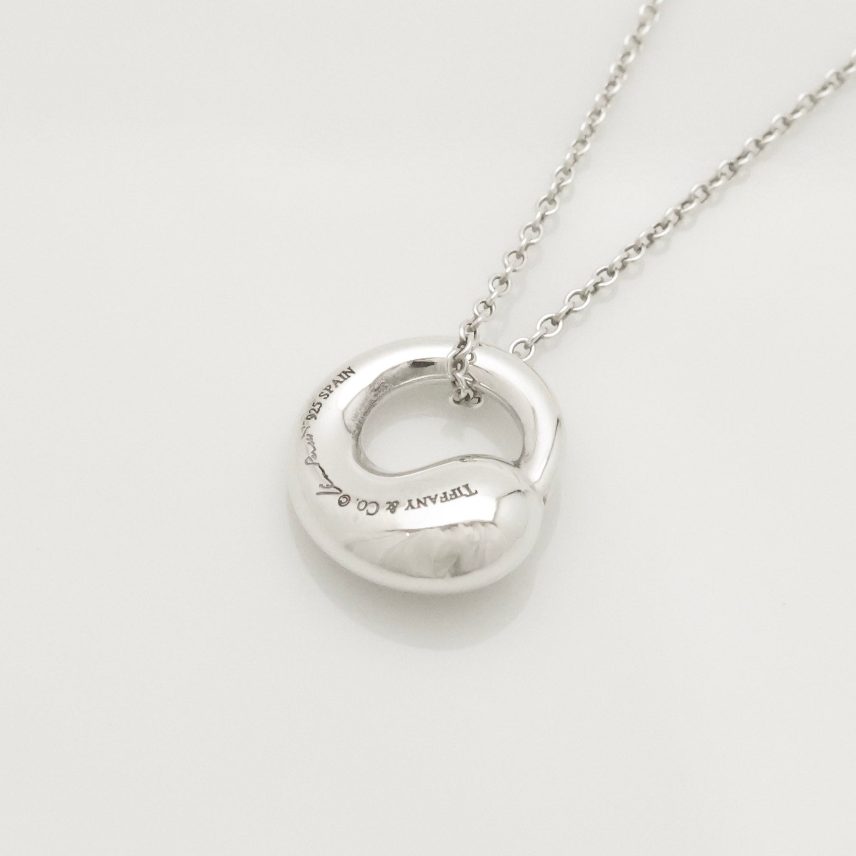 TIFFANY&Co. エターナル サークル エルサペレッティ ネックレス  AG925
