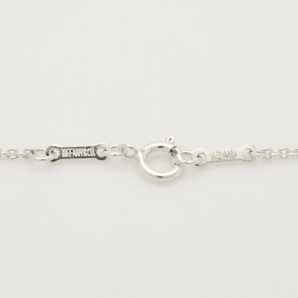  Tiffany & Co. Large Full Heart Pendant Necklace Sterling Silver 925