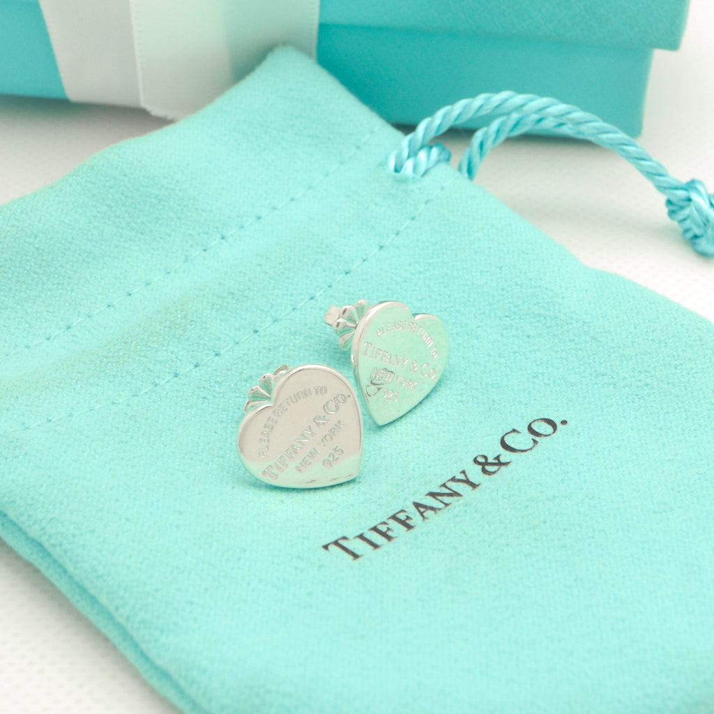TIFFANY&Co. リターントゥ ティファニー ハート タグ スタッド ピアス AG925