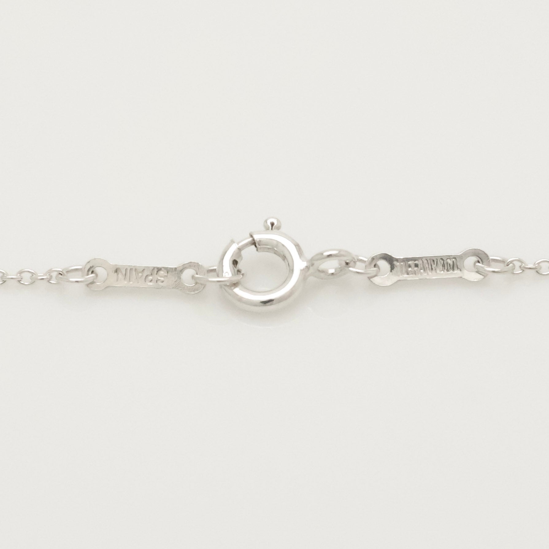 Tiffany & Co. Round Circle Disc Necklace Pendant  Sterling Silver  925