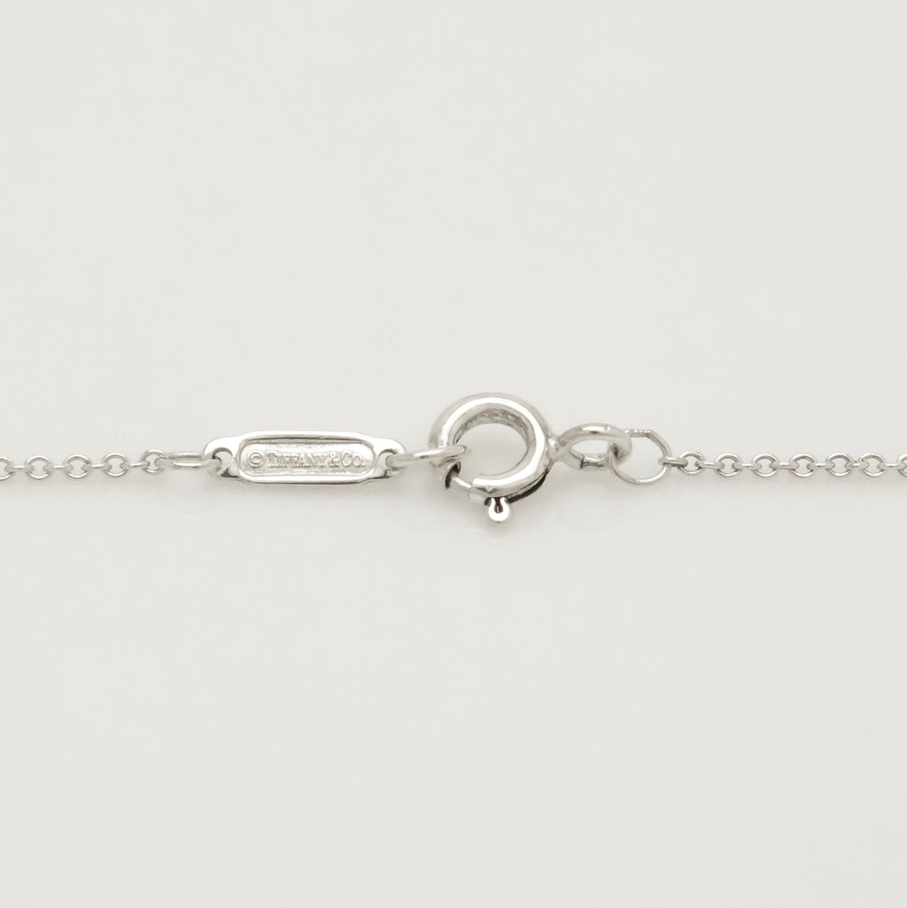 Tiffany & Co. Notes I LOVE YOU Double Heart Tag Necklace Sterling Silver 925