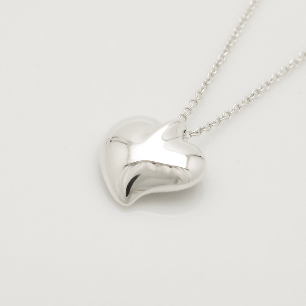 TIFFANY&Co. カーブド ハート エルサペレッティ ネックレス AG925