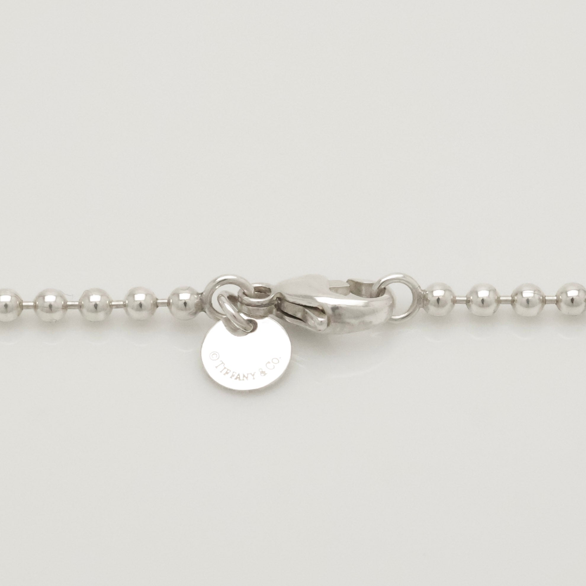 TIFFANY&Co. リターントゥ ティファニー ハート タグ ボール チェーン ネックレス AG925