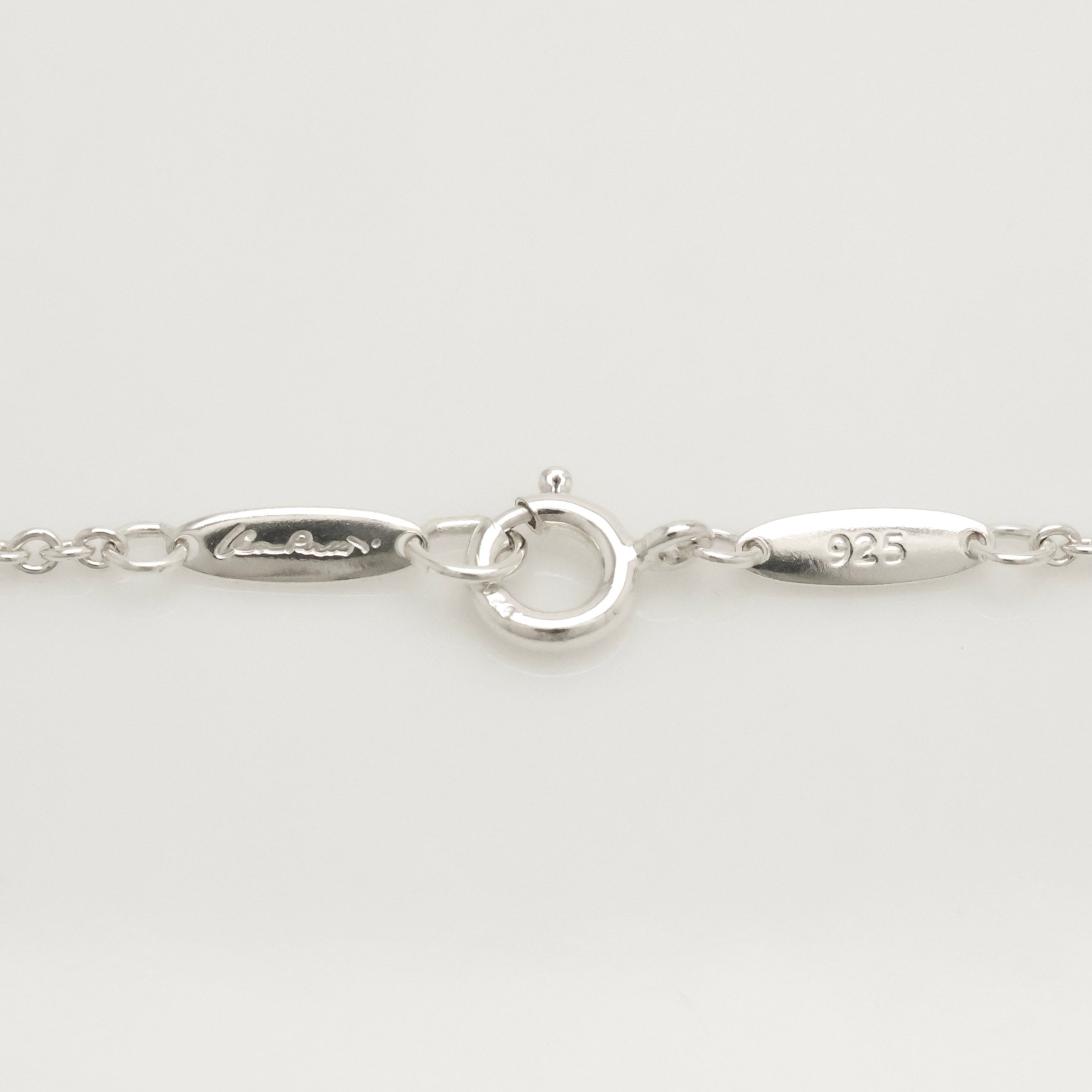 TIFFANY&Co. ノーツ レター S イニシャル  ネックレス AG925