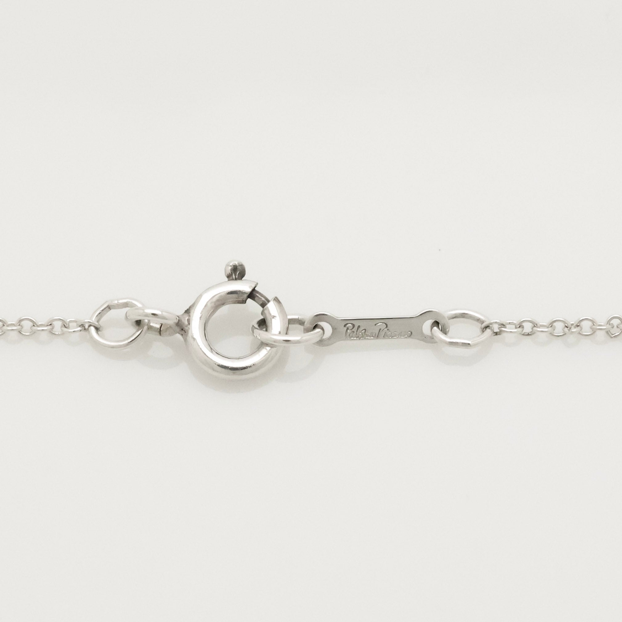  Tiffany & Co. Picasso Double Loving Heart Necklace Sterling Silver 925