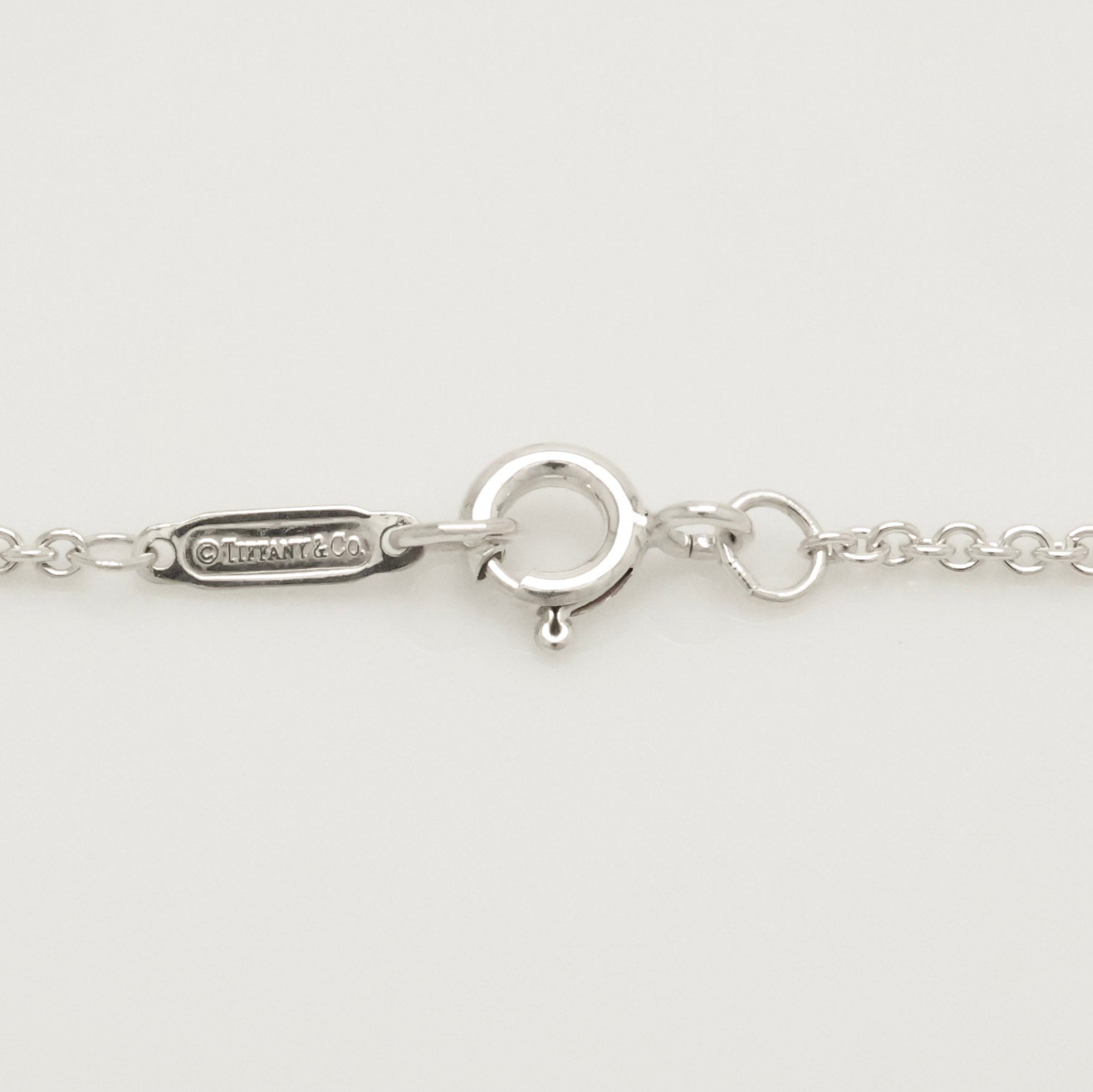 Tiffany & Co. 1837 Concave Circle Necklace Sterling Silver 925