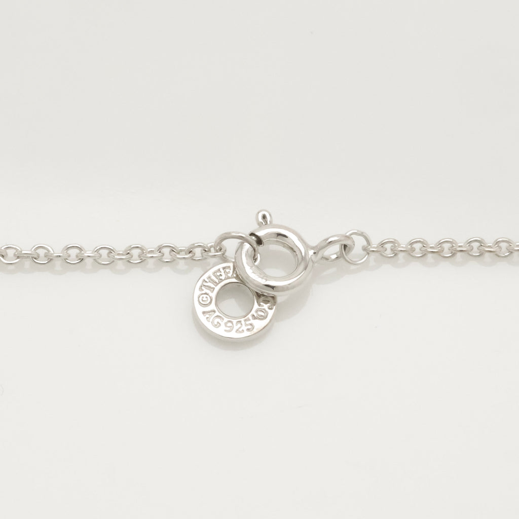  Tiffany & Co. 1837 Interlocking Circles Drop Necklace Sterling Silver 925 