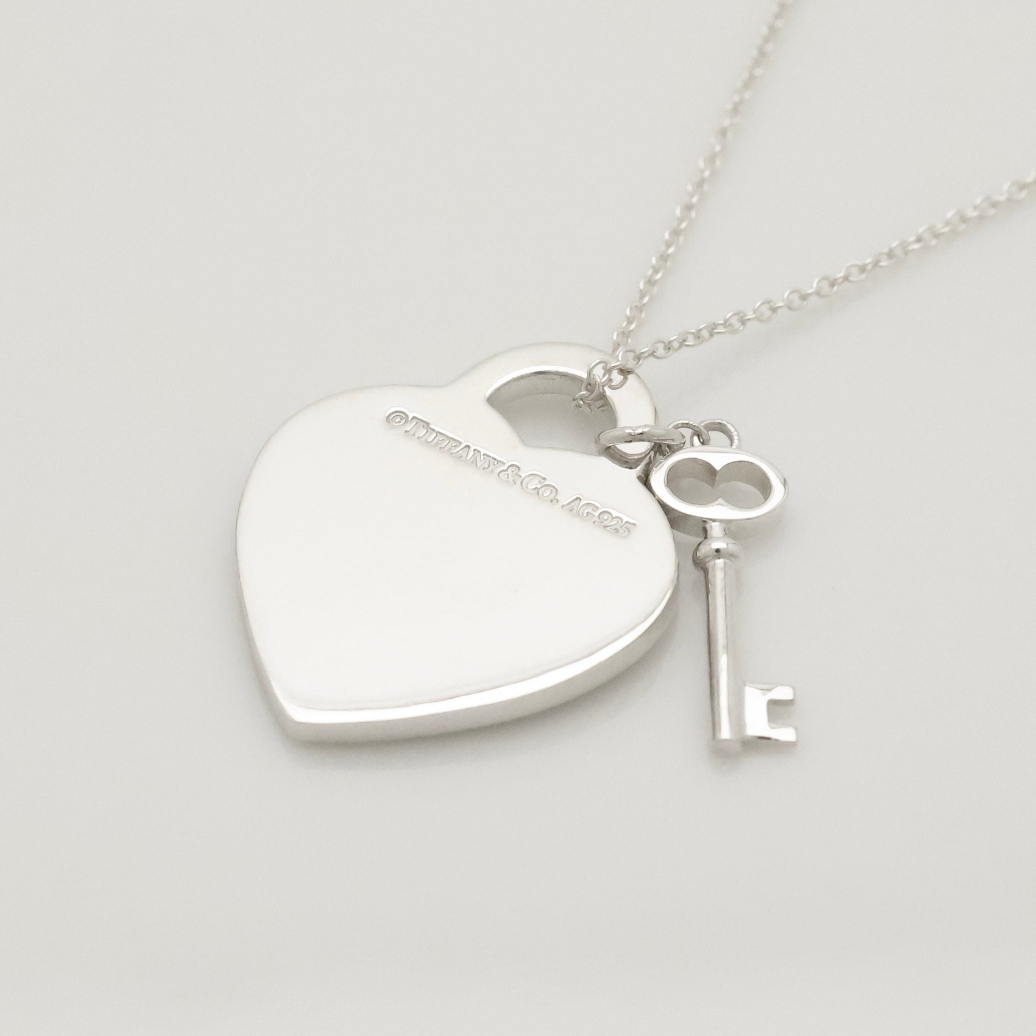 TIFFANY&Co. リターントゥ ティファニー ハート タグ キー ネックレス AG925