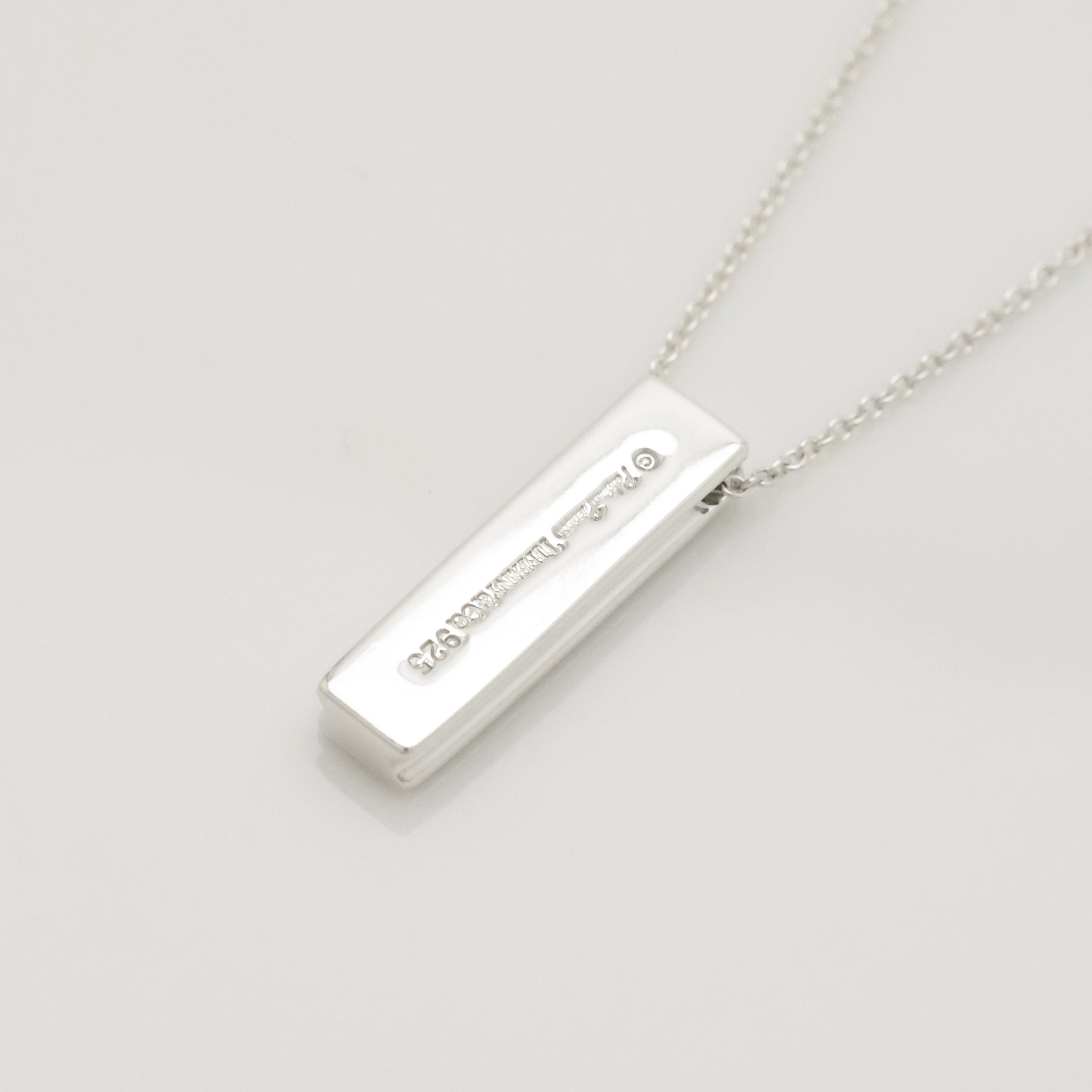 TIFFANY&Co. キス バー パロマピカソ 1P ダイヤモンド ネックレス AG925