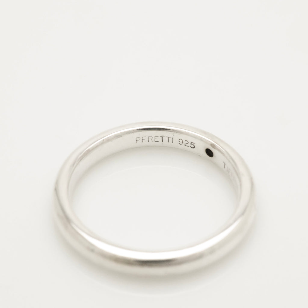 Tiffany & Co. Diamond Stacking Band Ring  Sterling Silver 925 