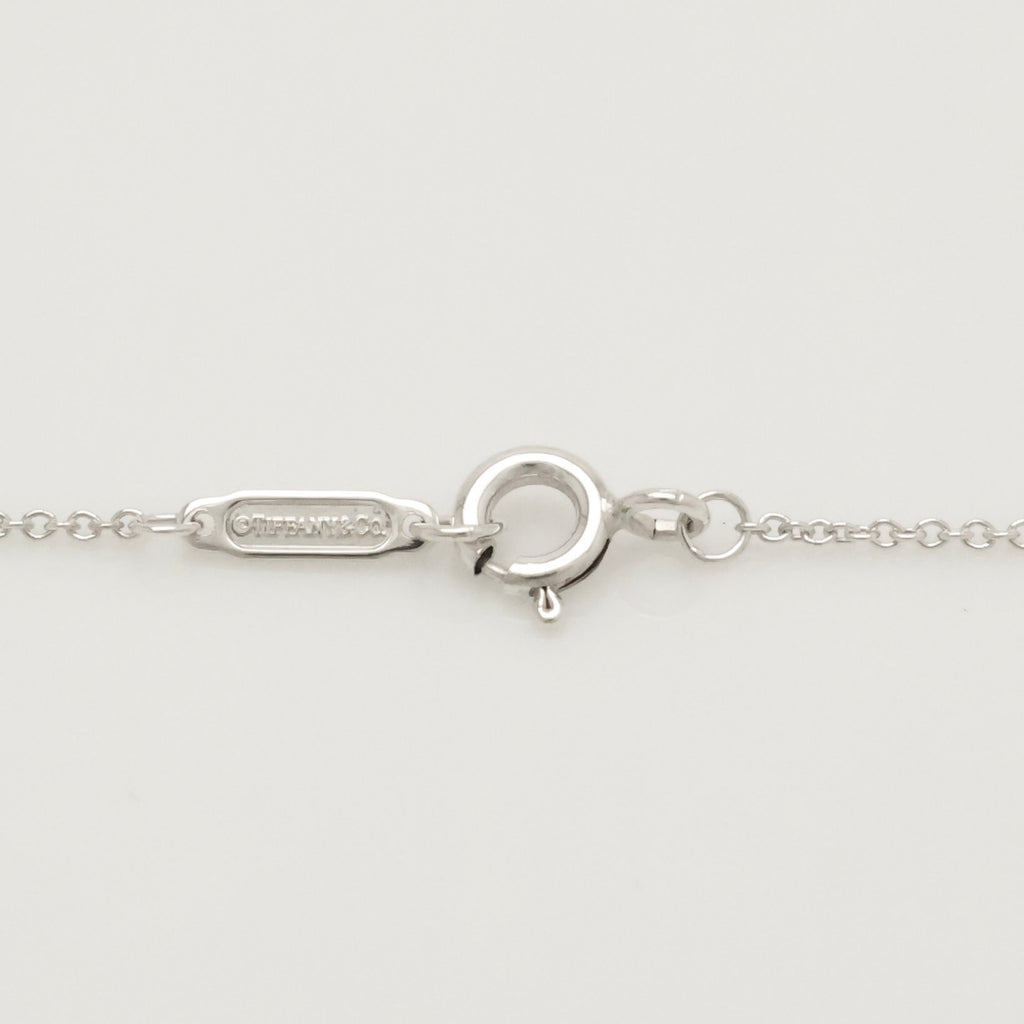 Tiffany & Co. Notes I LOVE YOU Heart Pendant Necklace Sterling Silver 925