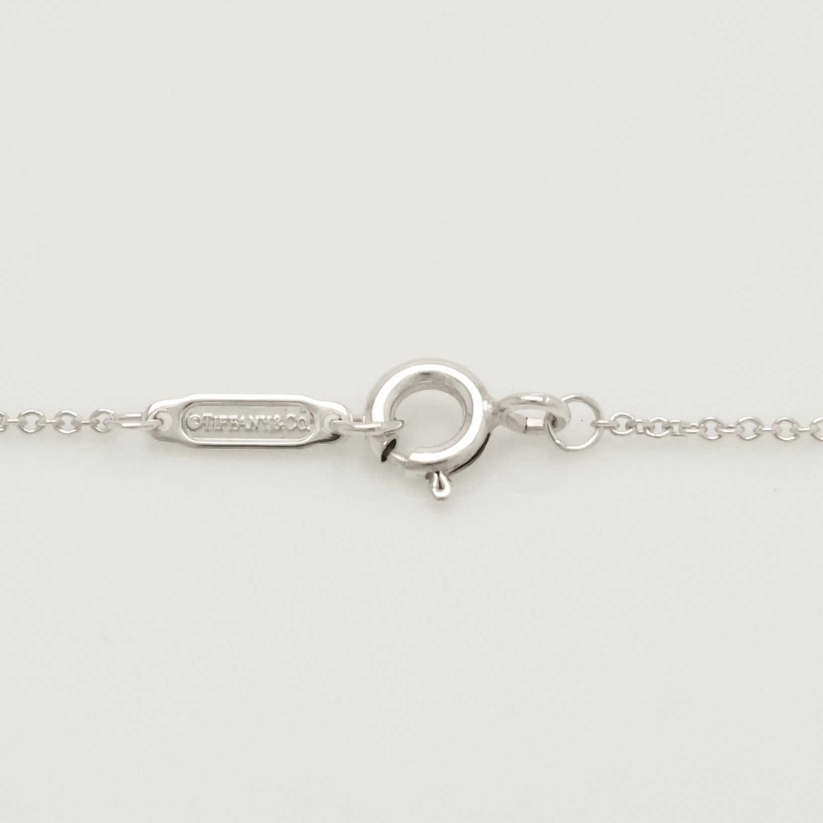 Tiffany & Co. Notes I LOVE YOU Heart Pendant Necklace Sterling Silver 925