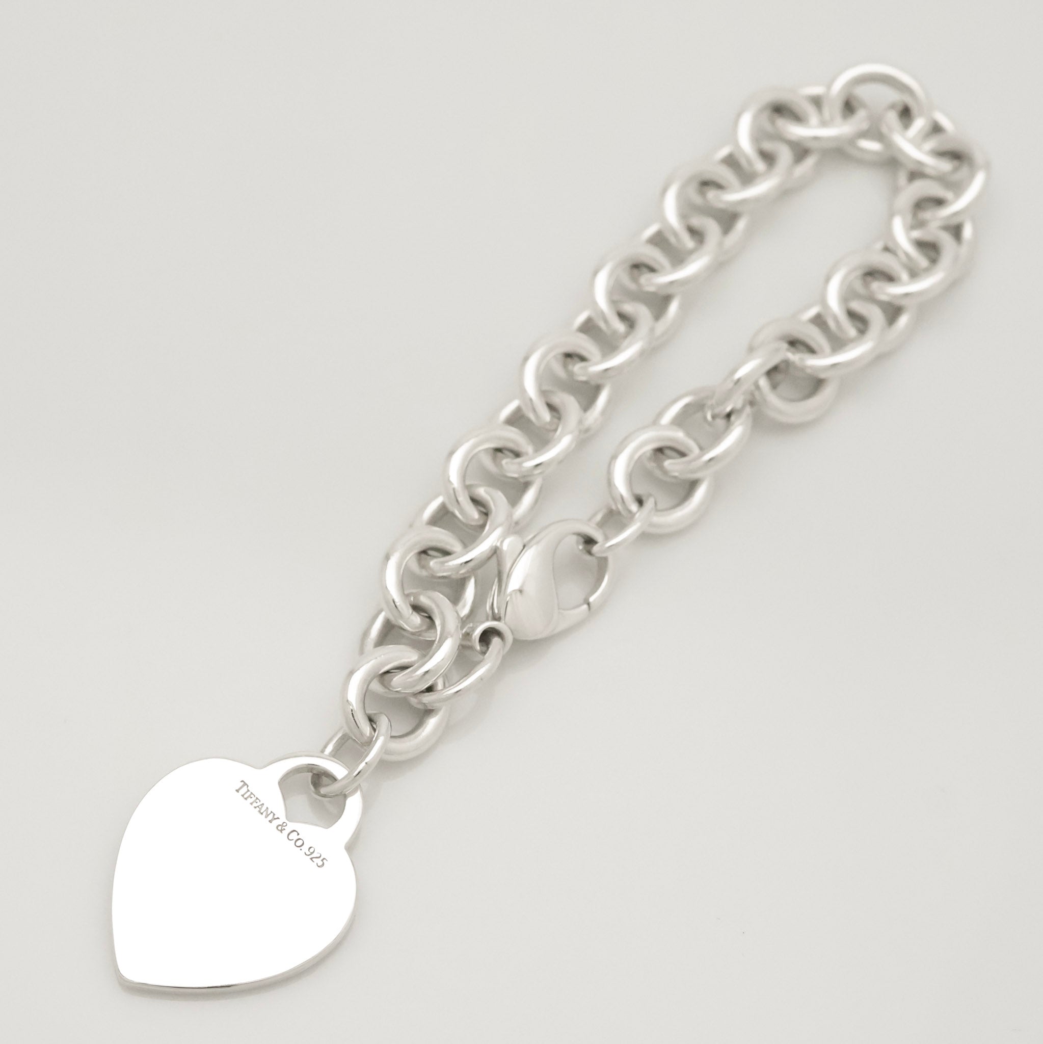 TIFFANY&Co. ハート タグ チェーン ブレスレット AG925
