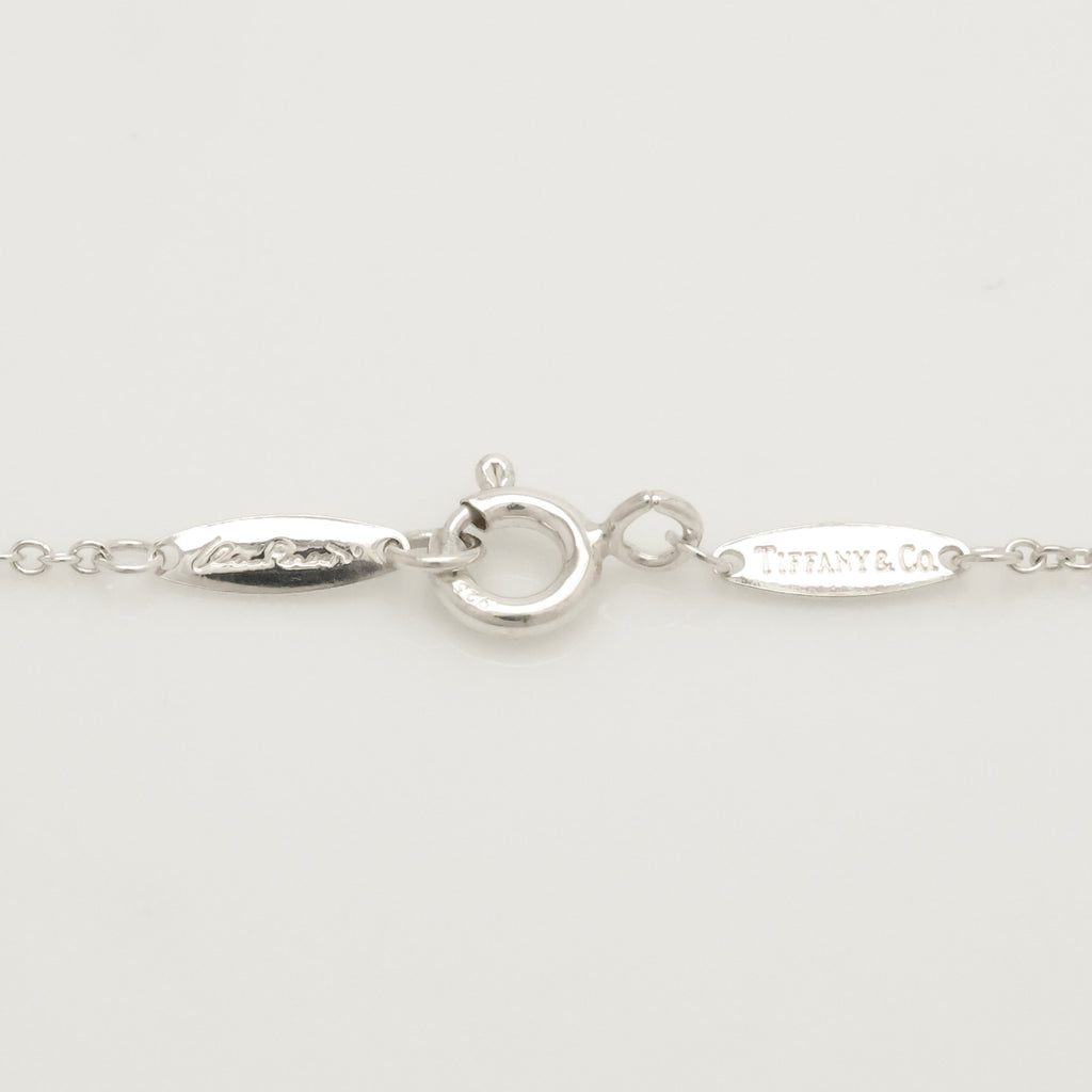 Tiffany & Co. Initial Letter "H" Pendant Necklace Sterling Silver 925