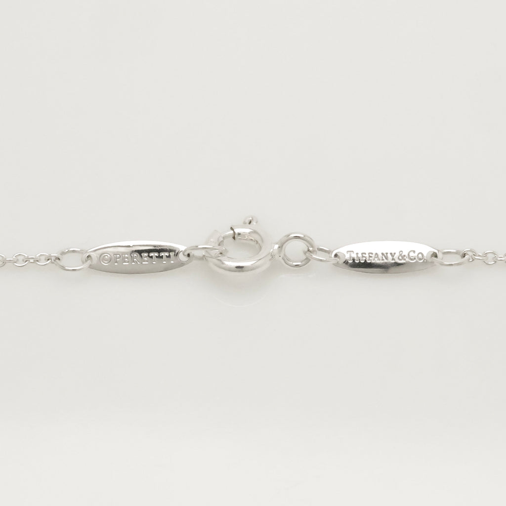  Tiffany & Co. Peretti Mini  Bean Necklace  Sterling Silver 925 