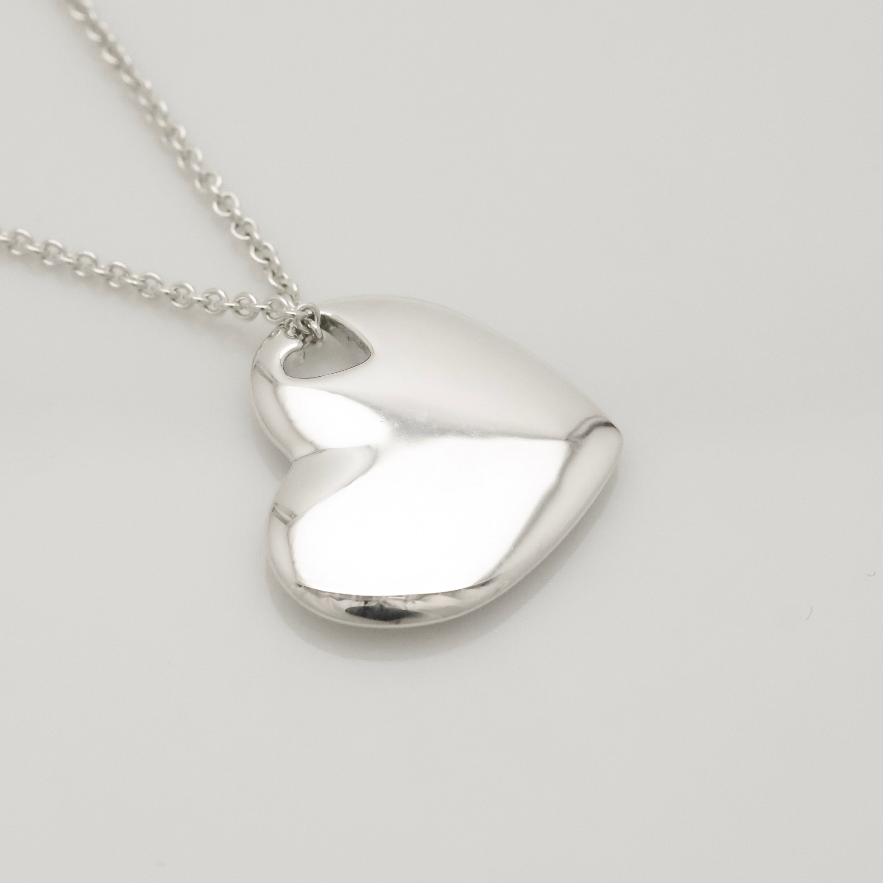 TIFFANY&Co. 2 ハート ステンシル カットアウト ネックレス AG925