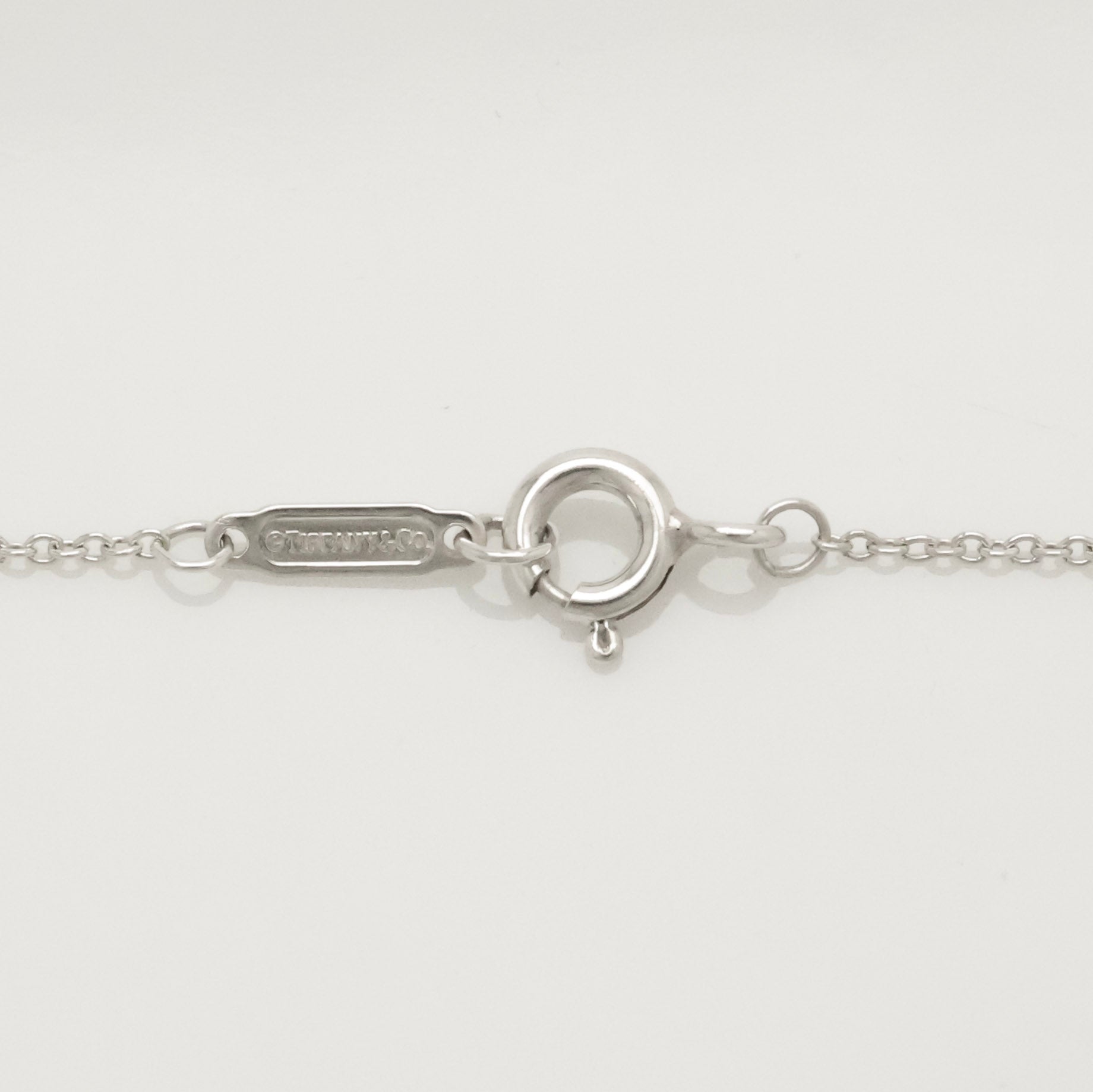  Tiffany & Co. Return to Mini Heart Lock Padlock Necklace  Sterling Silver 925