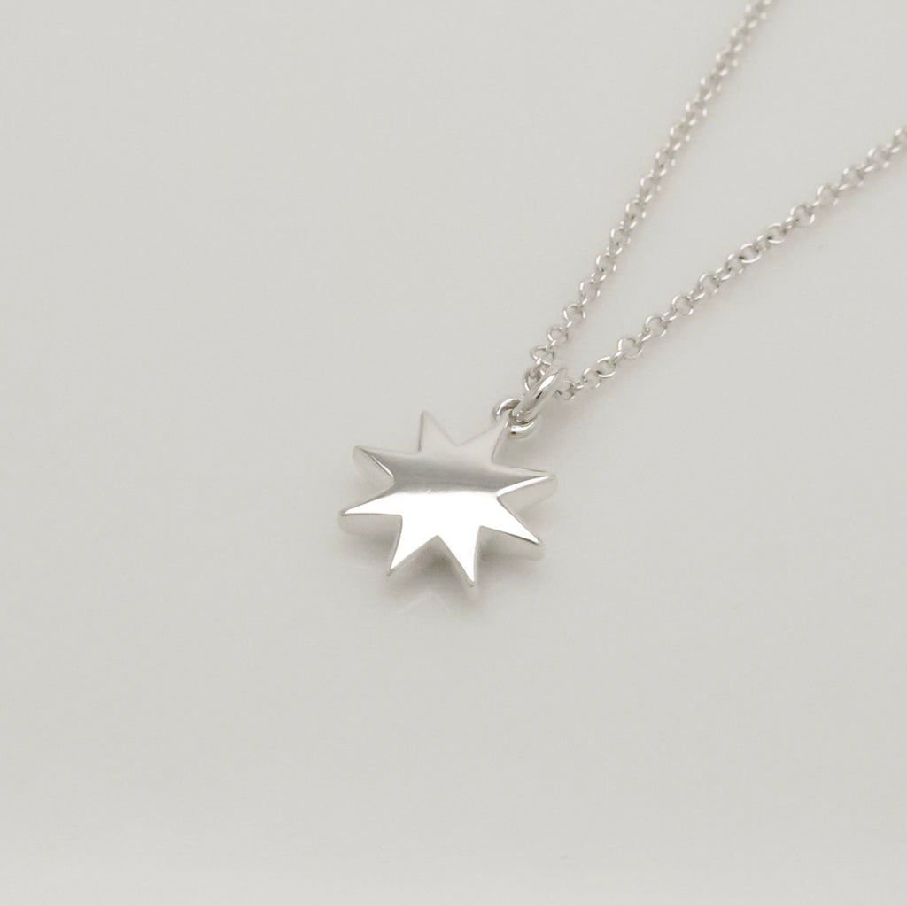  Tiffany & Co. Picasso Sun Star Pendant Necklace Sterling Silver 925 