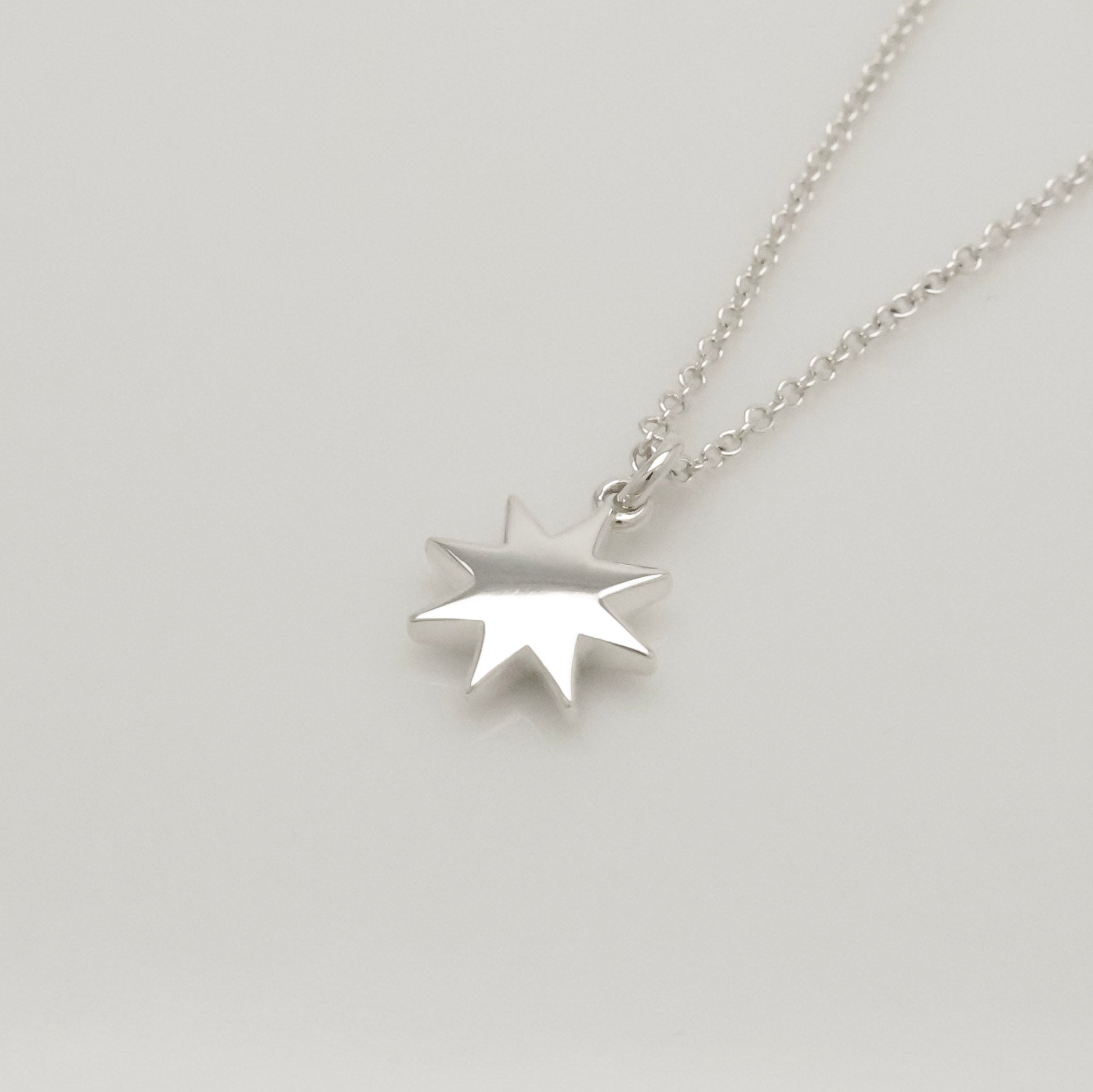  Tiffany & Co. Picasso Sun Star Pendant Necklace Sterling Silver 925 