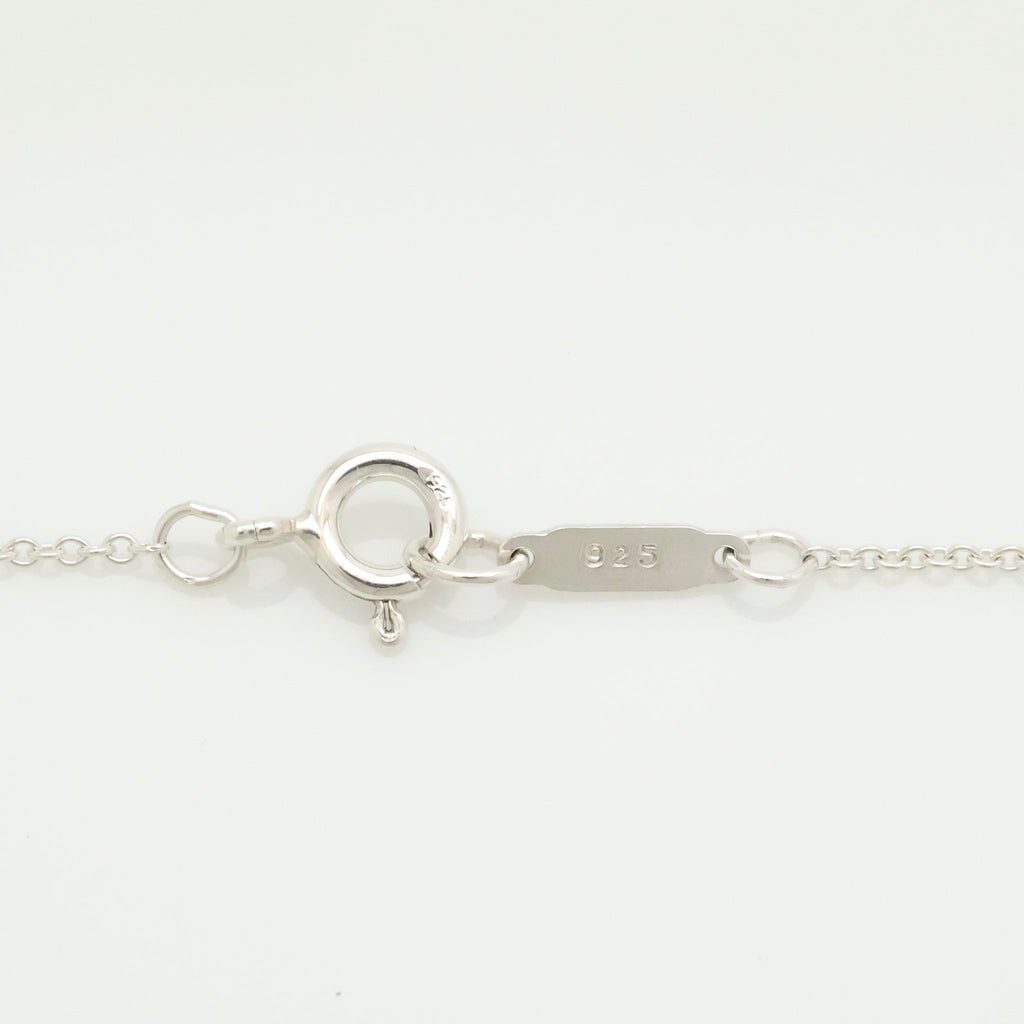  Tiffany & Co. Four Leaf Clover Pendant Necklace Sterling Silver 925 & Gold 18K