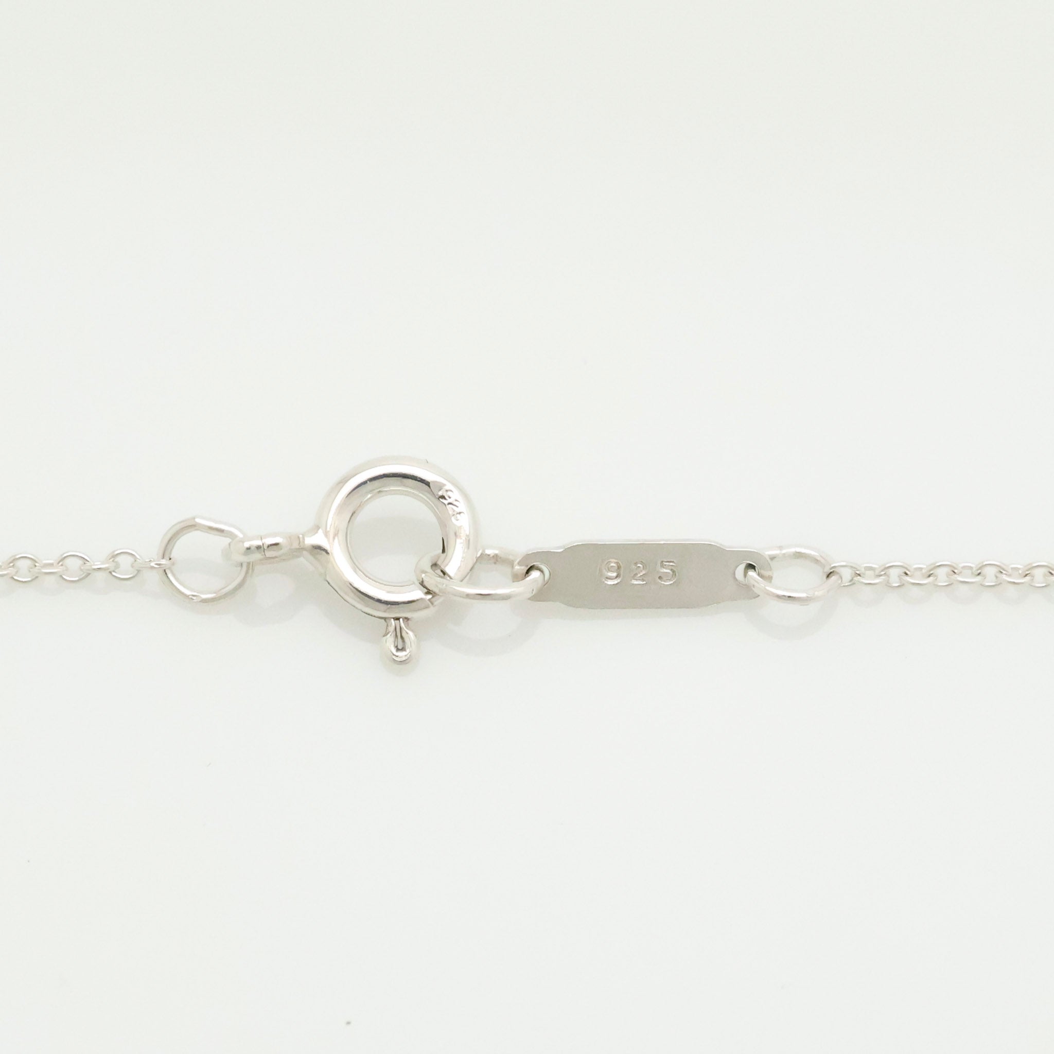  Tiffany & Co. Four Leaf Clover Pendant Necklace Sterling Silver 925 & Gold 18K