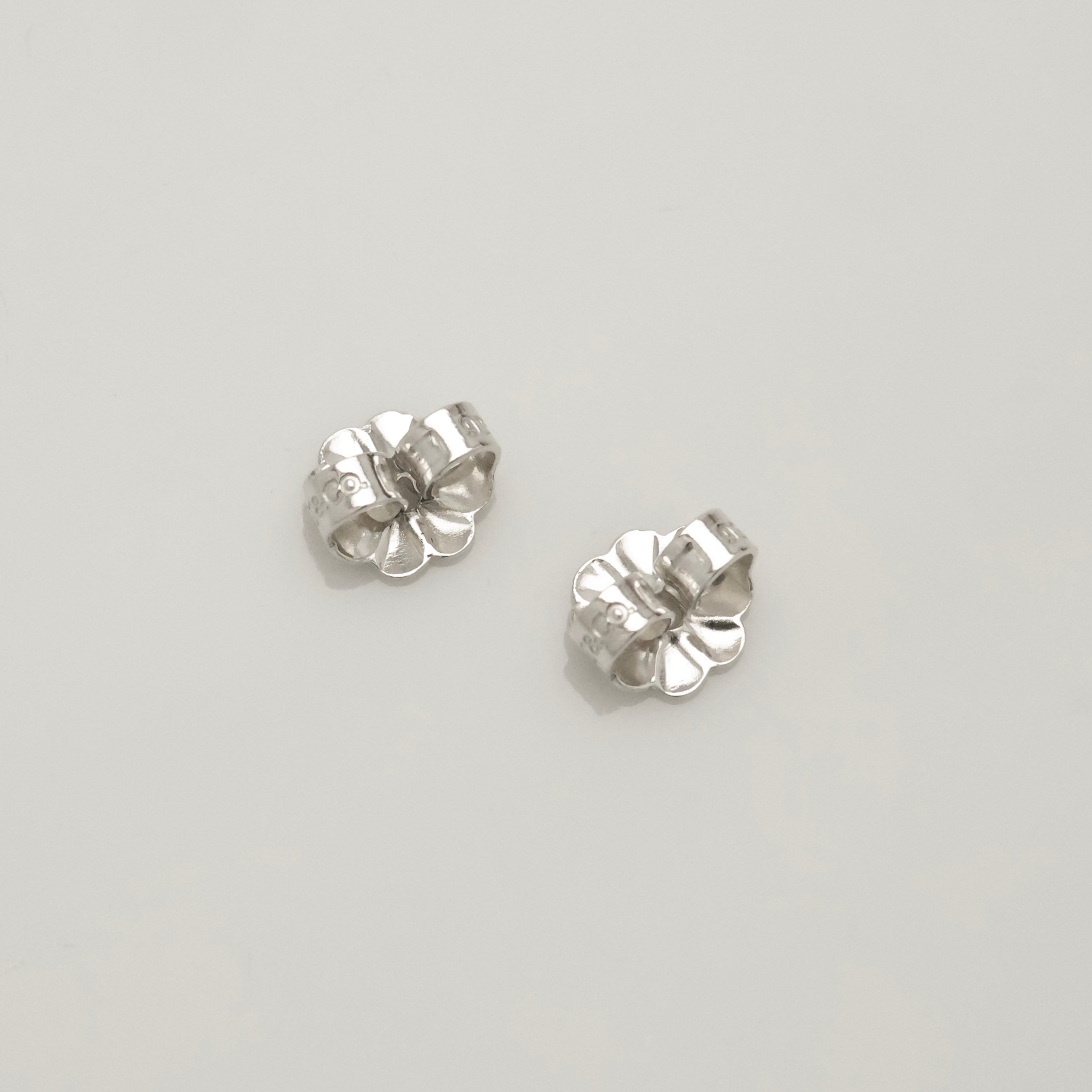 Tiffany & Co. Atlas Cube Drop Dangle Stud Earrings Sterling Silver 925