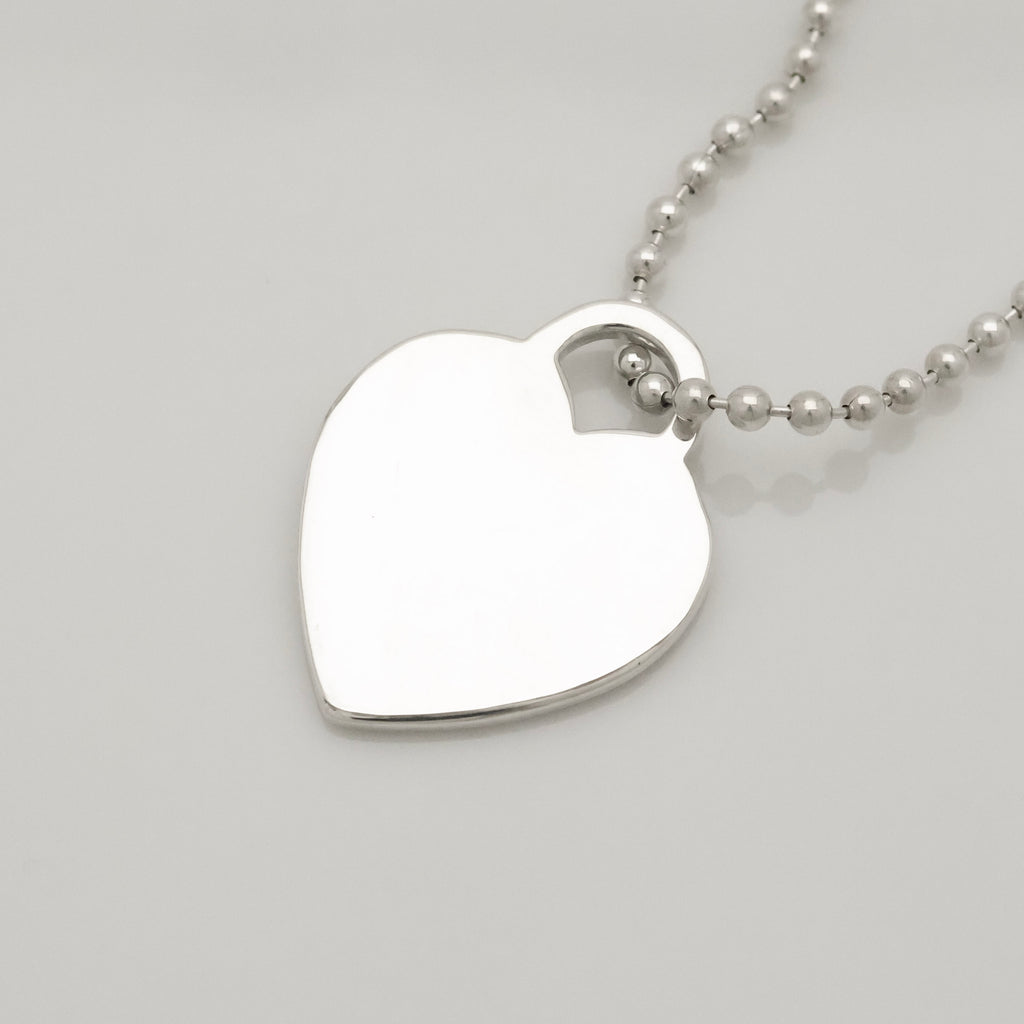 TIFFANY&Co. リターントゥ ティファニー ハート タグ ボール チェーン ネックレス AG925