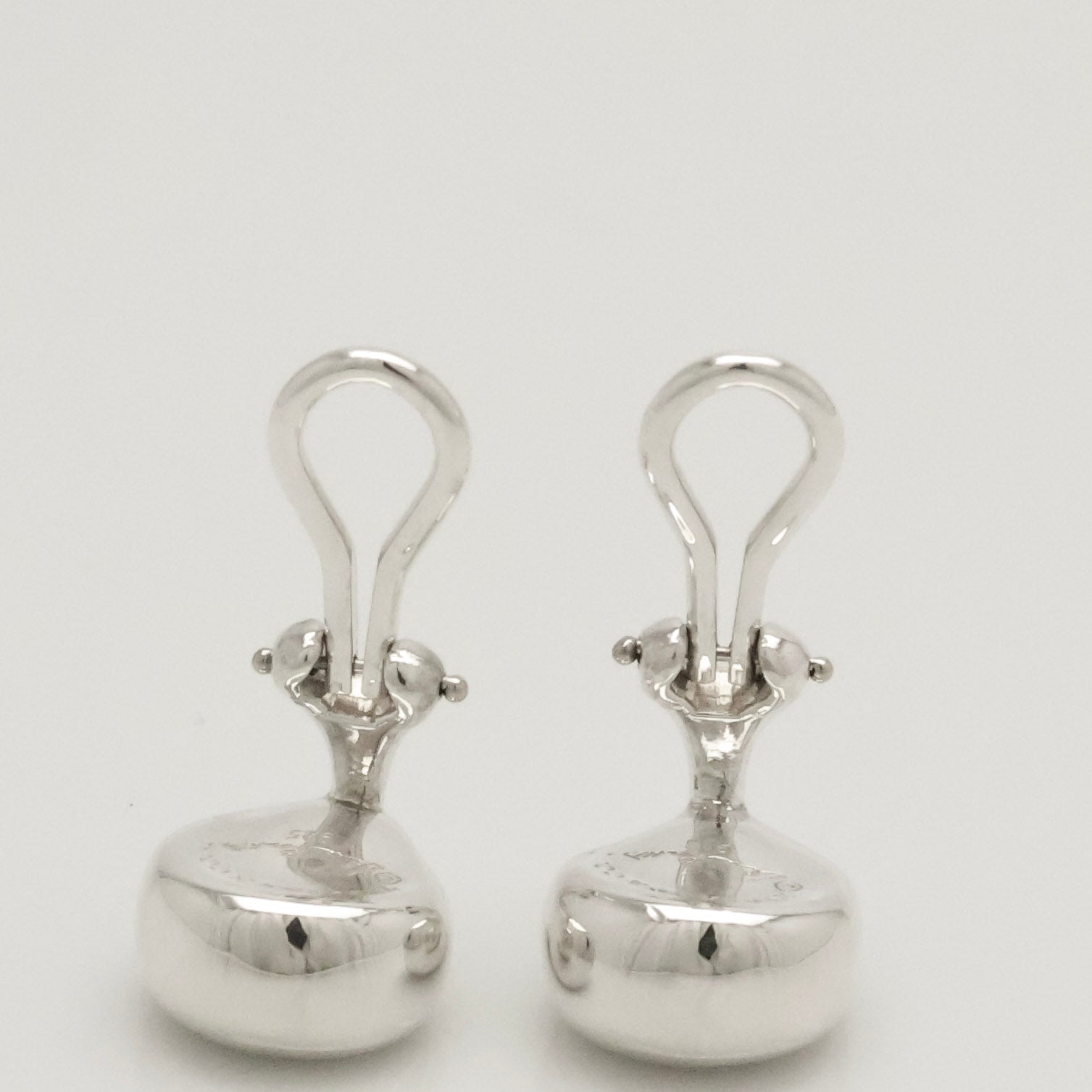  Tiffany & Co. Elsa Peretti Nugget Clip-On Earrings Sterling Silver 925 