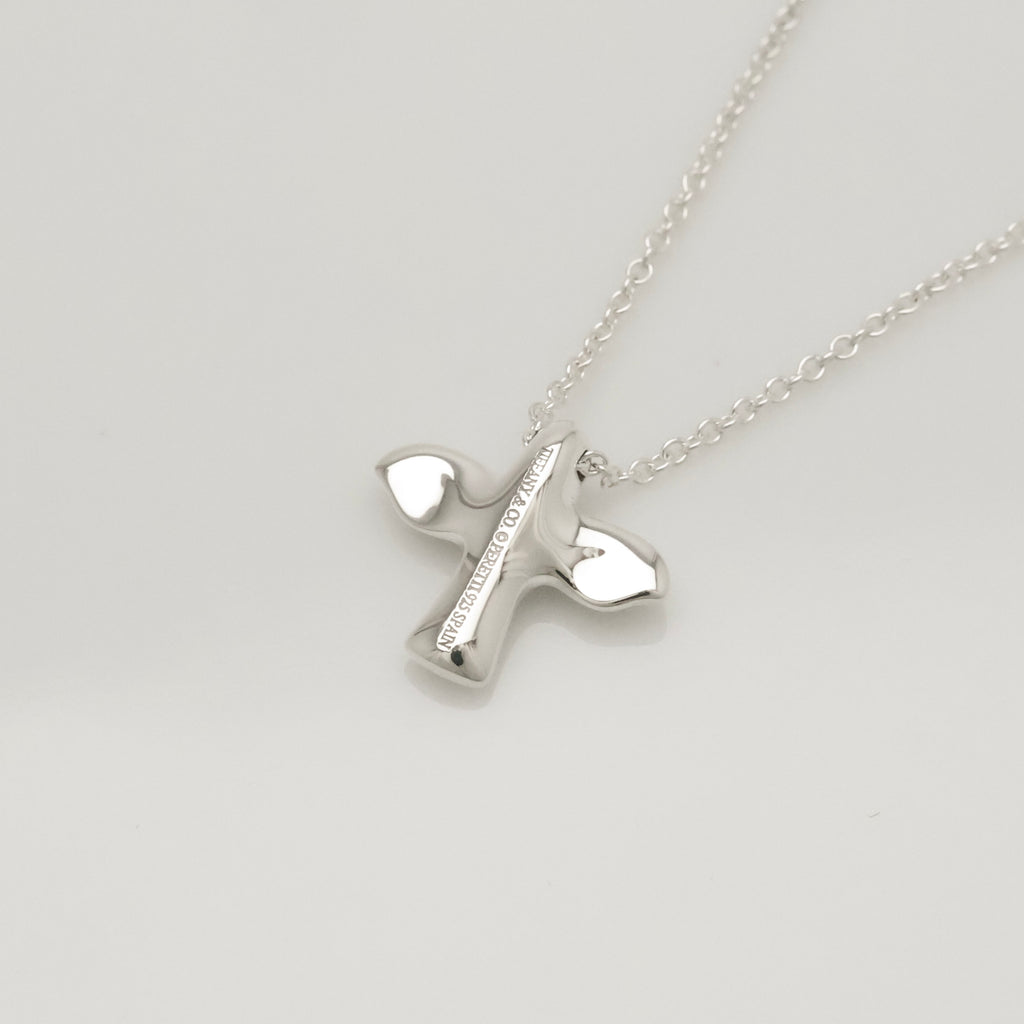 TIFFANY&Co. バード クロス エルサペレッティ ネックレス AG925