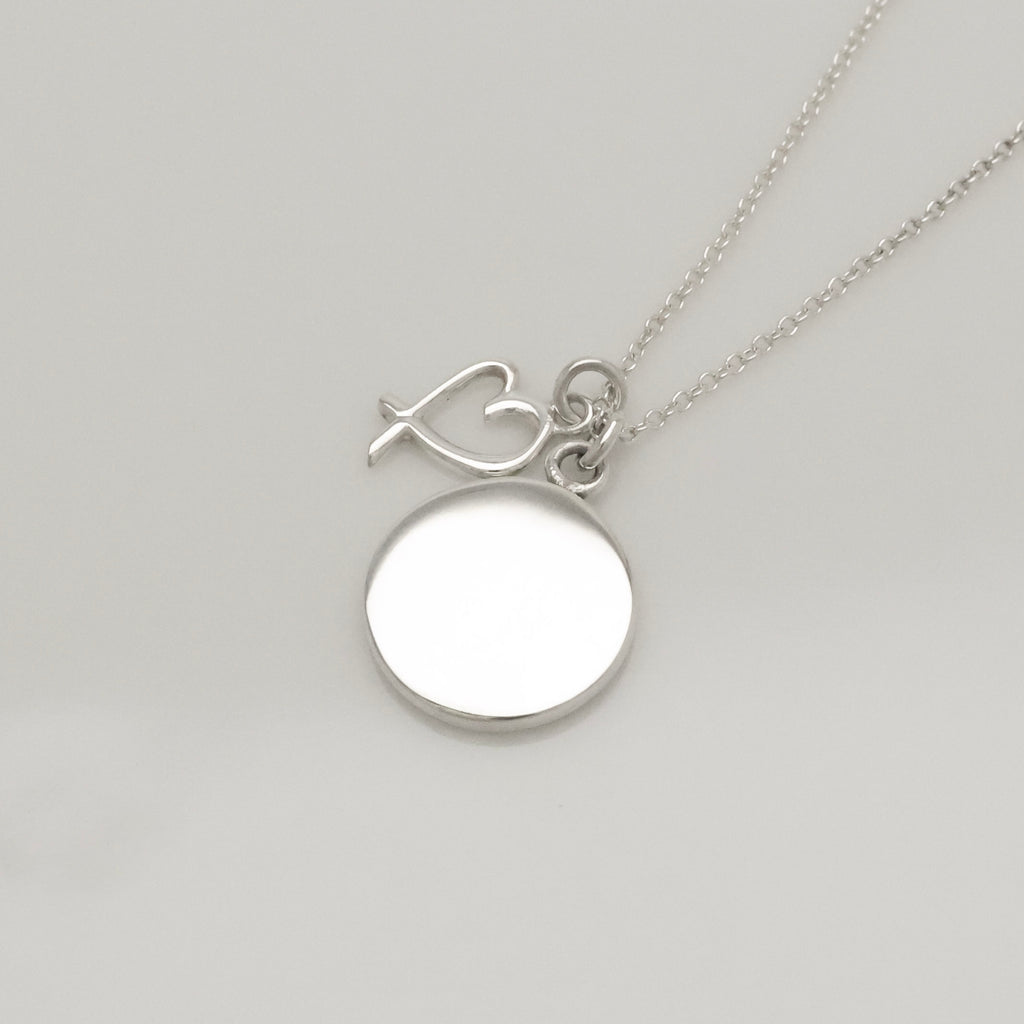 TIFFANY&Co. ノーツ LOVE ディスク ＆ ラビング ハート パロマピカソ ネックレス AG925