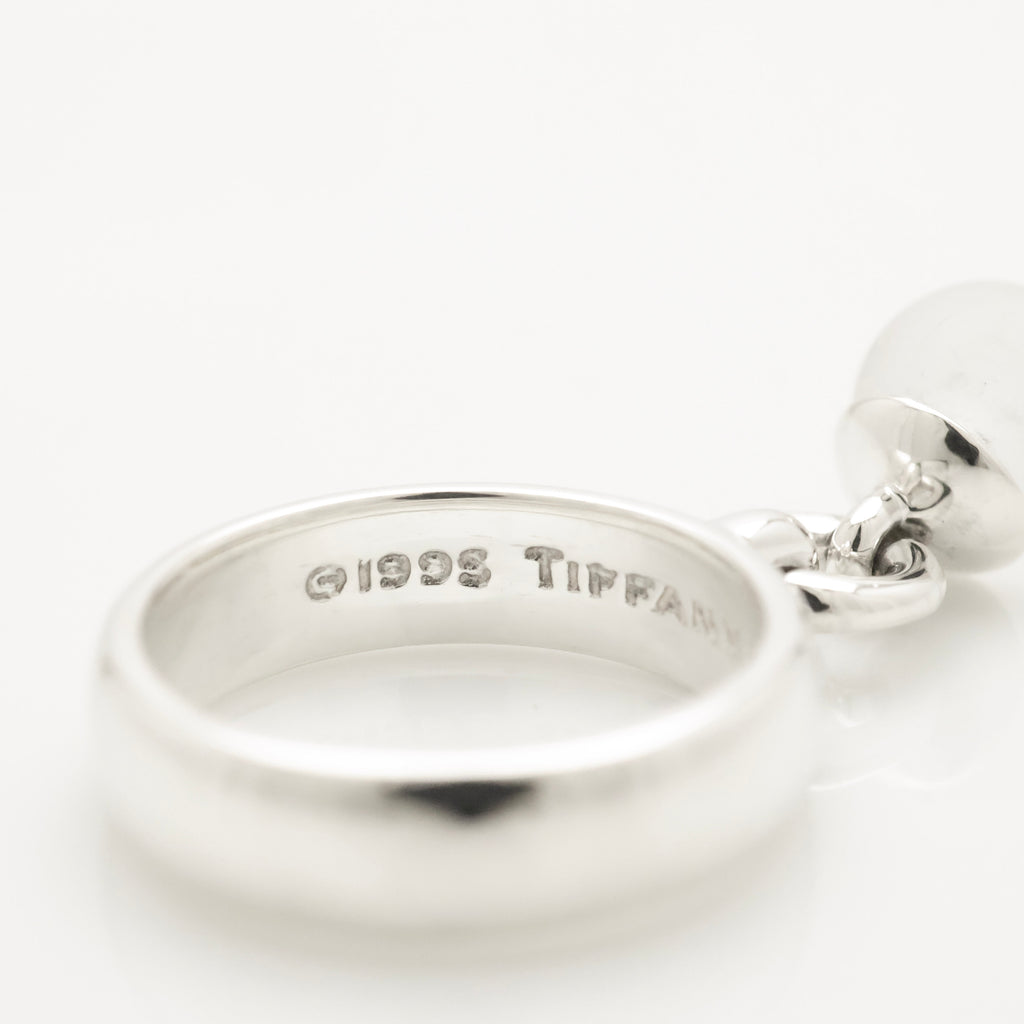TIFFANY&Co. クォーツ ボール ダングル リング 10 号 AG925