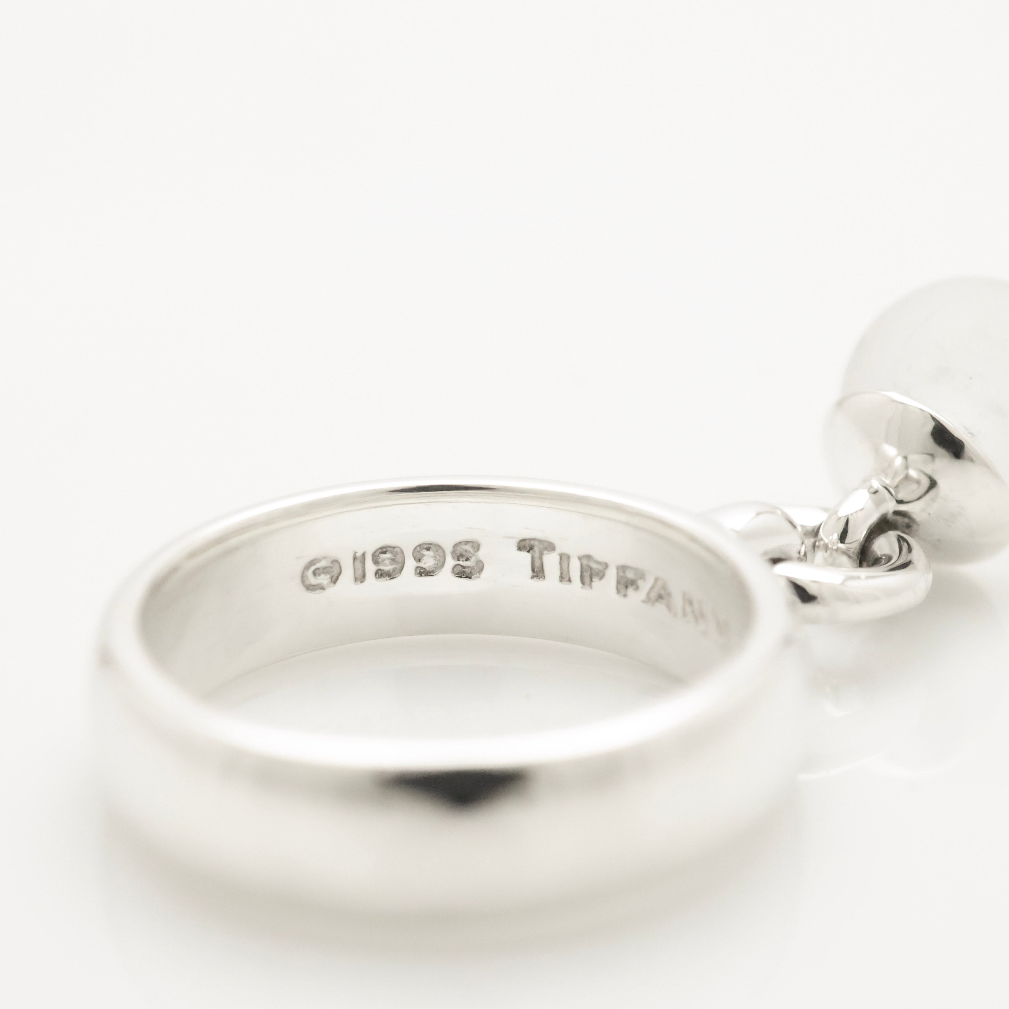 TIFFANY&Co. クォーツ ボール ダングル リング 10 号 AG925