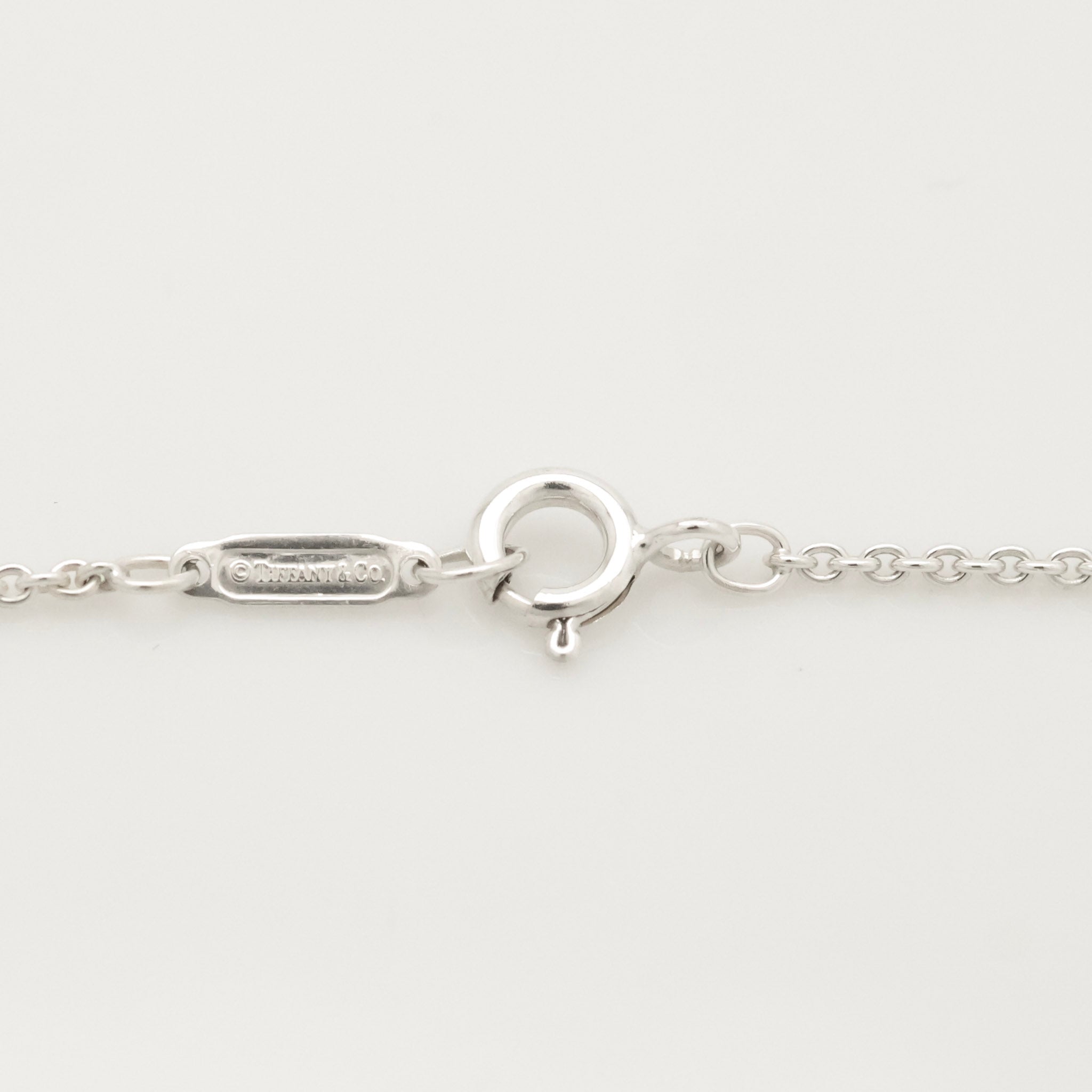 Tiffany & Co. 1837 Elements Three Bar Drop Necklace Sterling Silver 925
