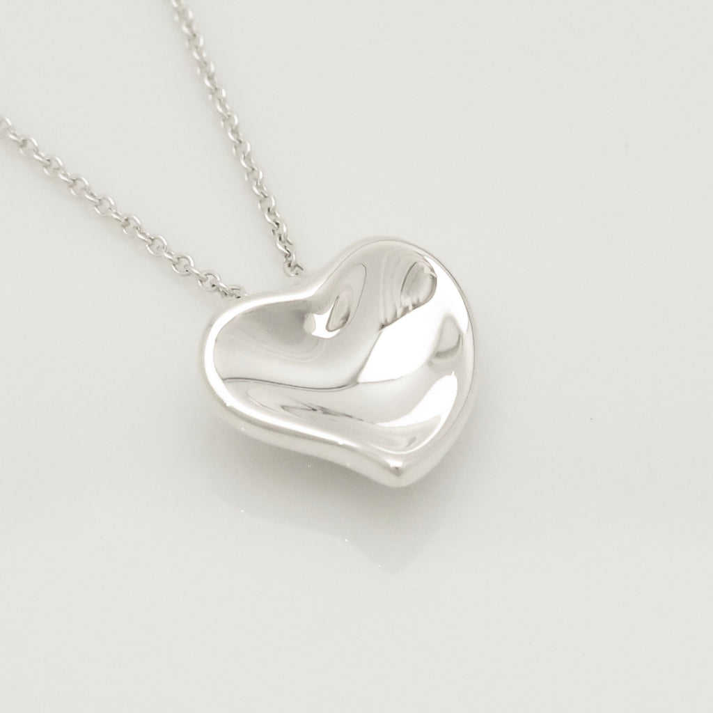 TIFFANY&Co. カーブド ハート エルサペレッティ ネックレス AG925