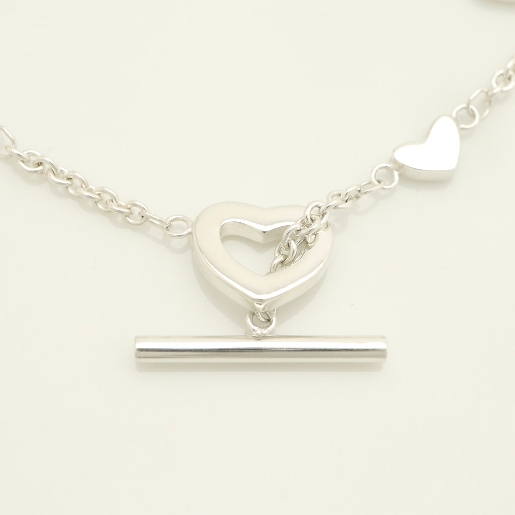 TIFFANY&Co.  ハート リンク ラリアット ブレスレット AG925