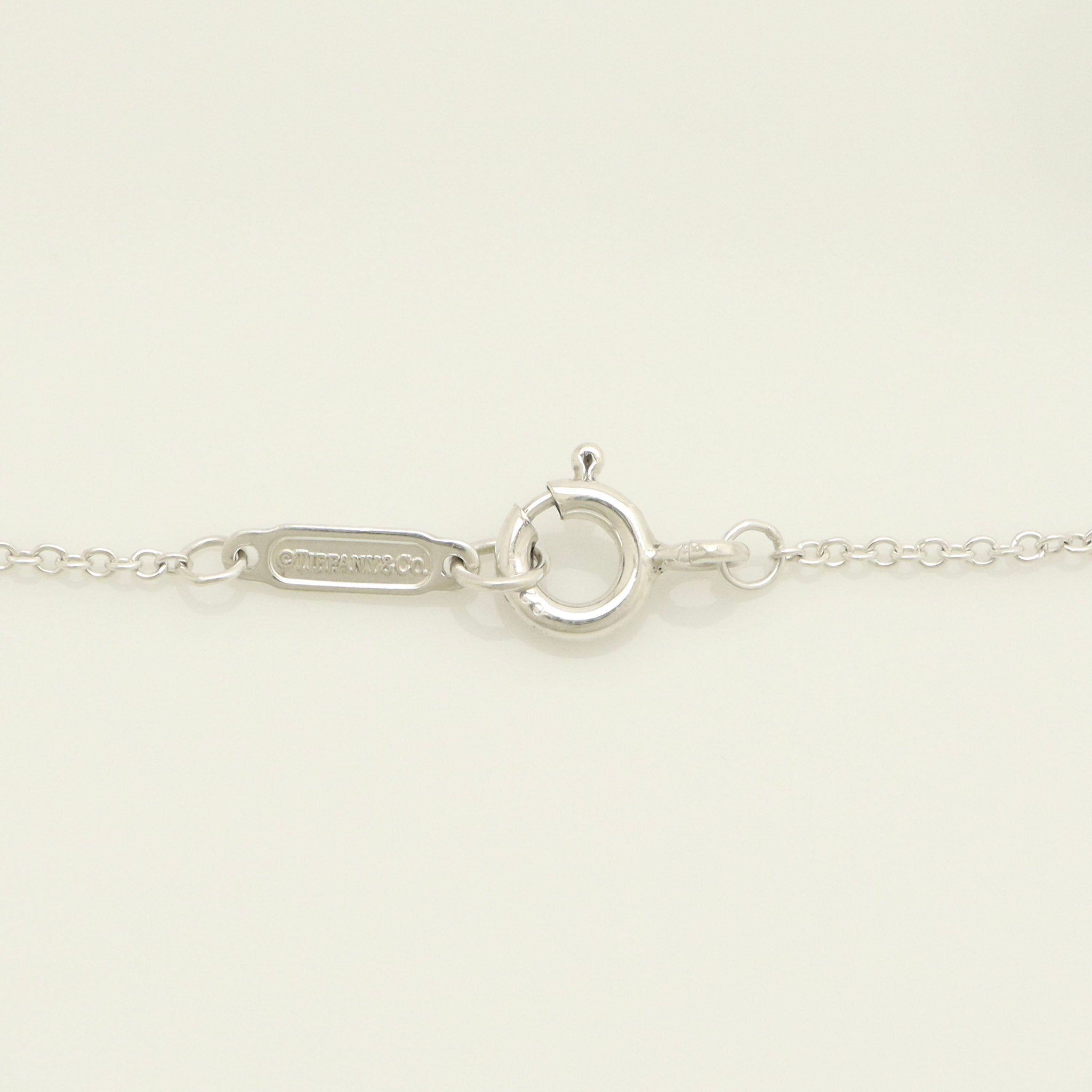 Tiffany & Co. Notes I LOVE YOU Heart Pendant Necklace Sterling Silver 925