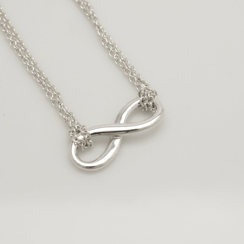 TIFFANY&Co. インフィニティ ダブル チェーン ブレスレット AG925