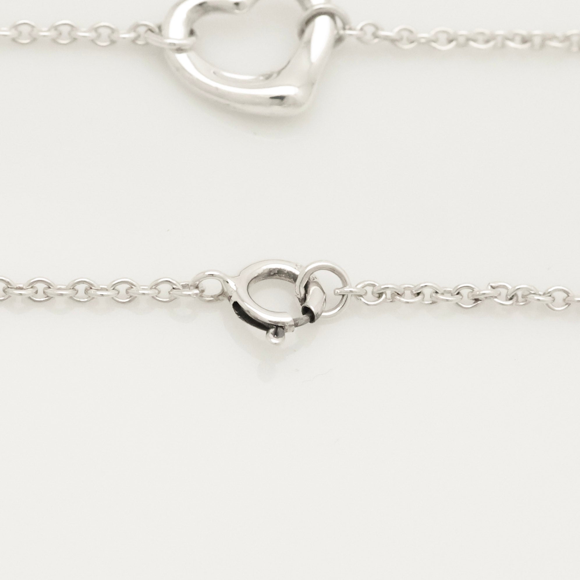 TIFFANY&Co. 3連 トリプル オープン ハート エルサペレッティ ブレスレット AG925