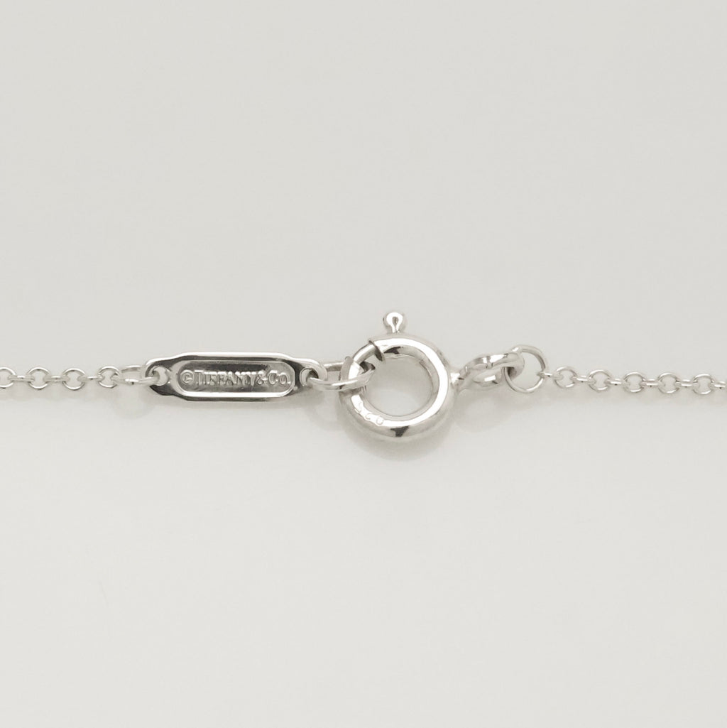 Tiffany & Co. Round Keyhole Lock Padlock Necklace Sterling Silver 925