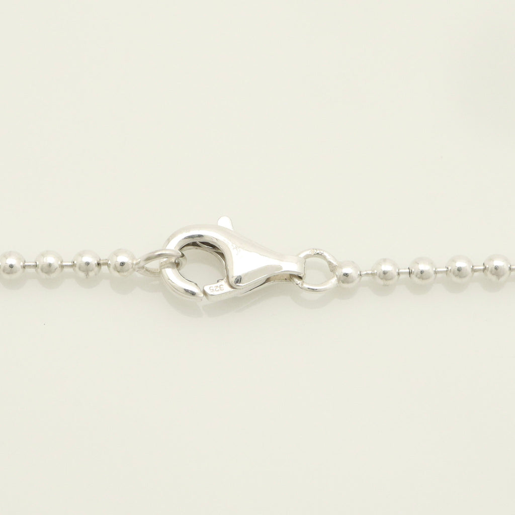 TIFFANY&Co. Roman cross Necklace Ball chain Sterling Silver 925 