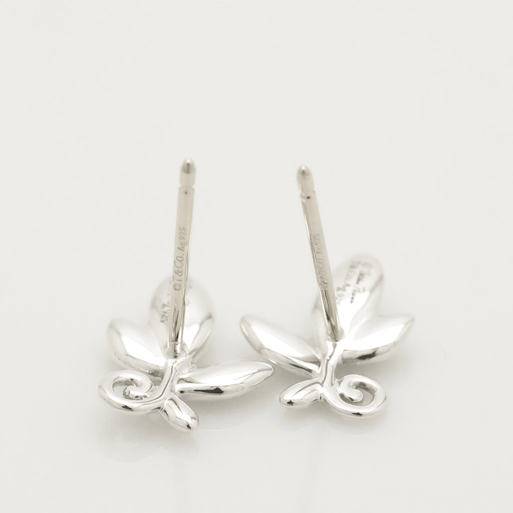 Tiffany & Co. Olive Leaf Necklace Sterling Silver 925 
