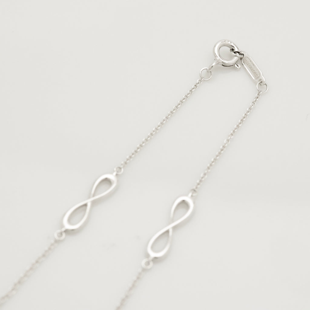 TIFFANY&Co. 3連 トリプル インフィニティ エンドレス ブレスレット AG925
