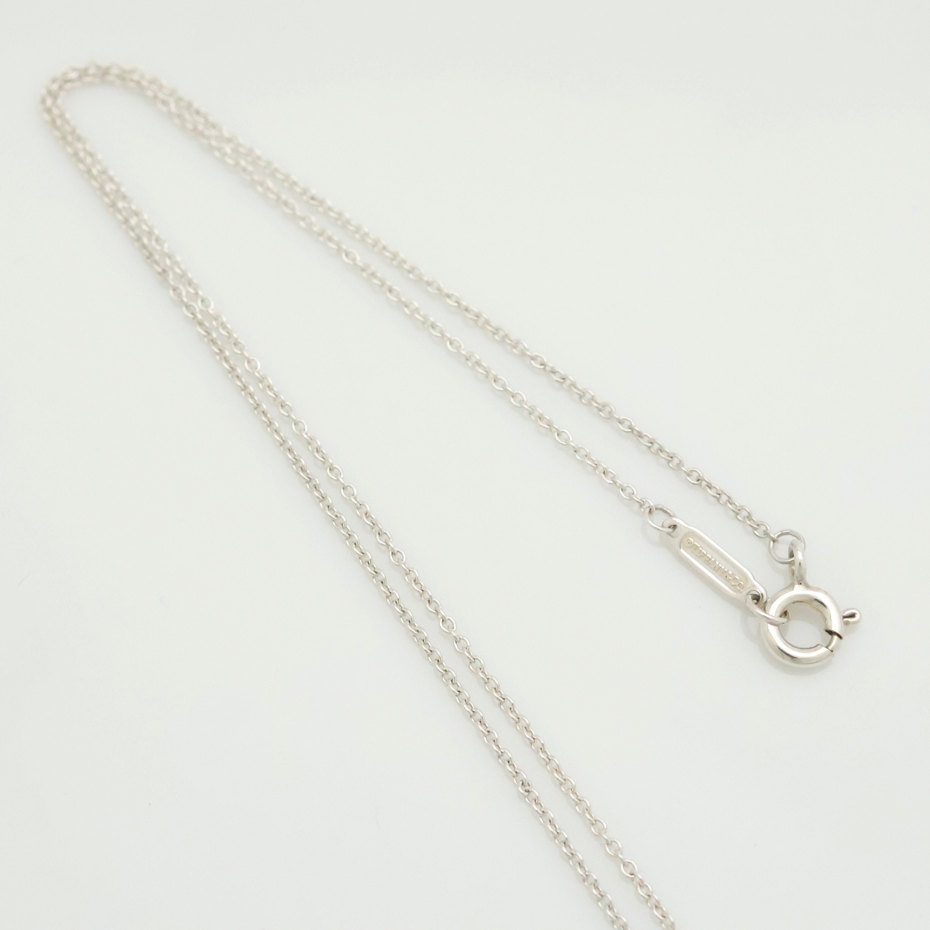 TIFFANY&Co. リターントゥ ティファニー スモール ダブル ハート タグ ルベドメタル ネックレス AG925