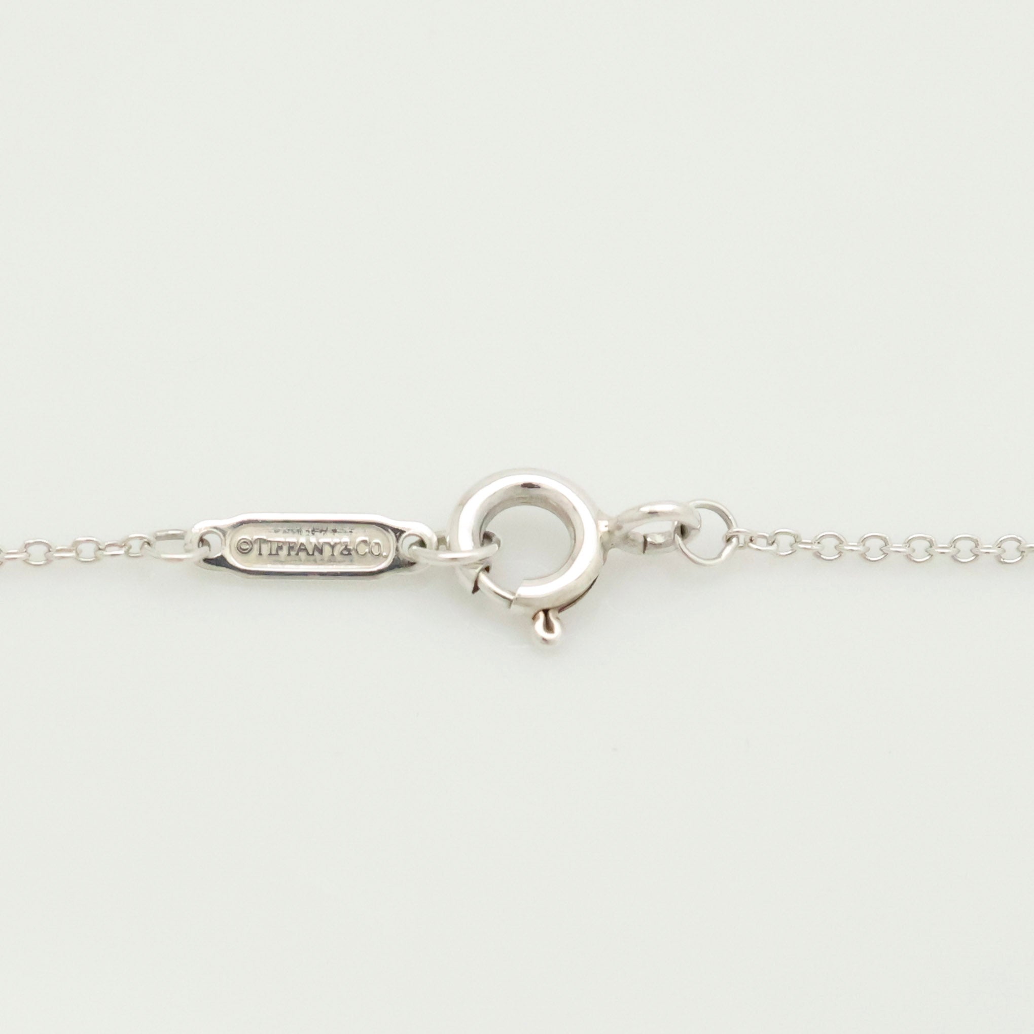 Tiffany & Co. 1837 Interlocking Circles Necklace  Sterling Silver 925 & Rubedo