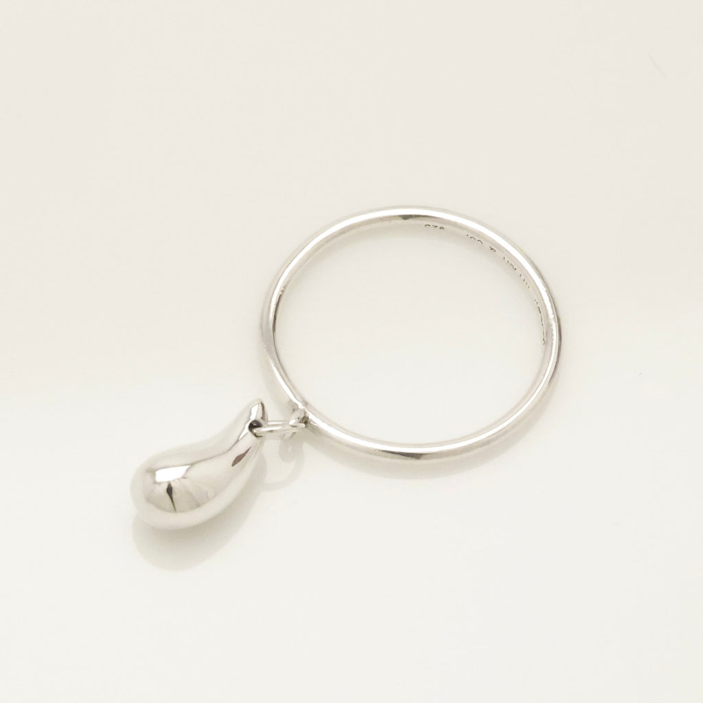TIFFANY&Co. ティアドロップ エルサペレッティ ドロップ リング 8 号 AG925