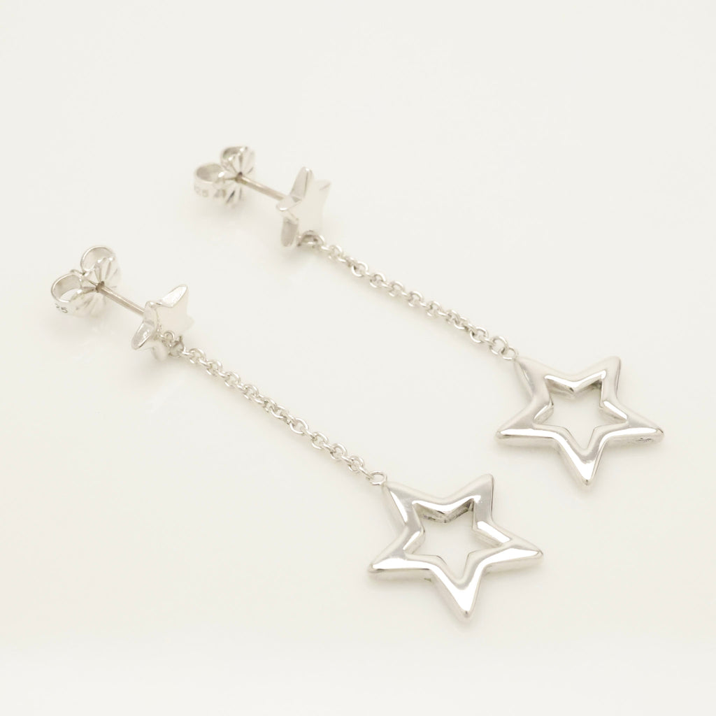 TIFFANY&Co. スター リンク ドロップ スタッド ピアス AG925