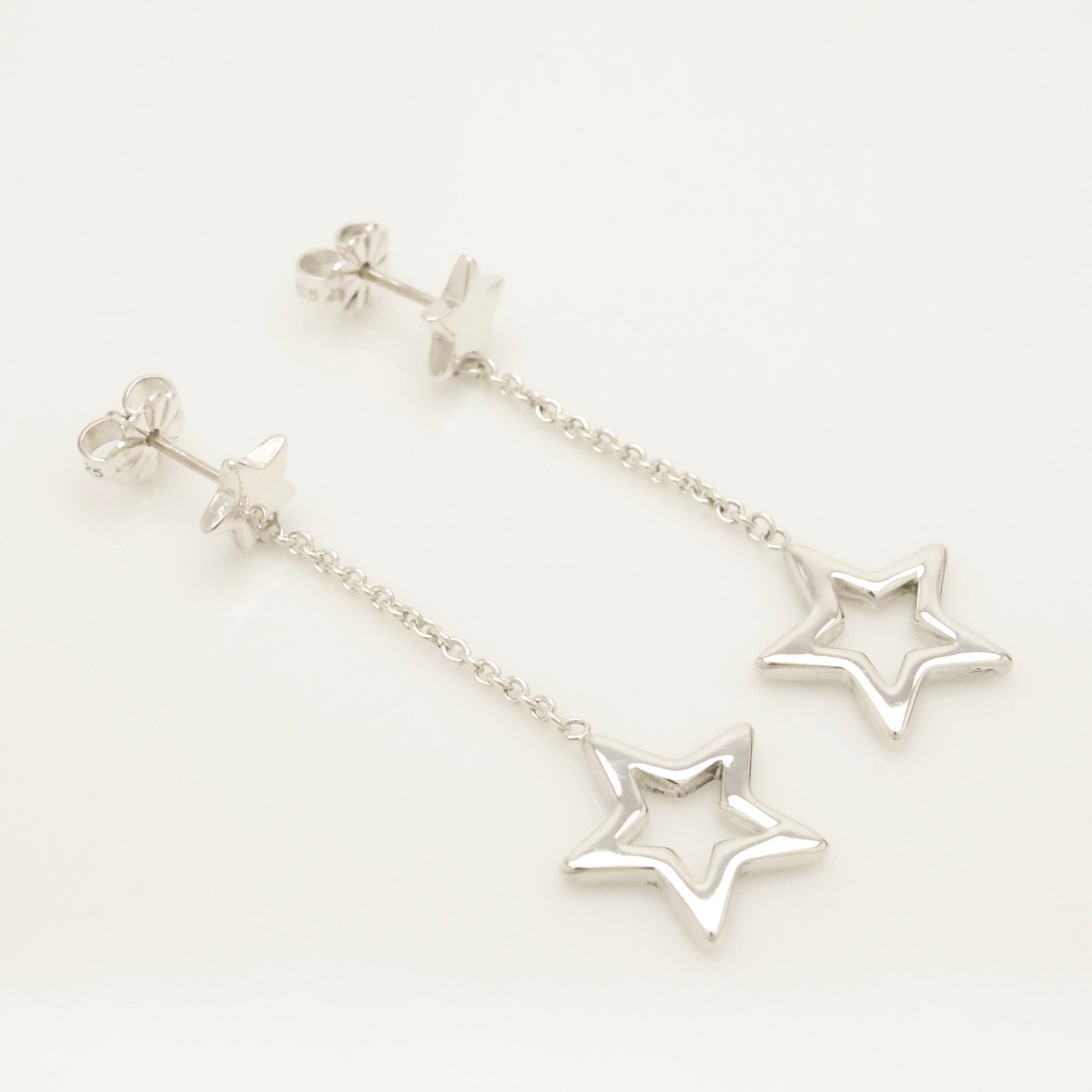 TIFFANY&Co. スター リンク ドロップ スタッド ピアス AG925