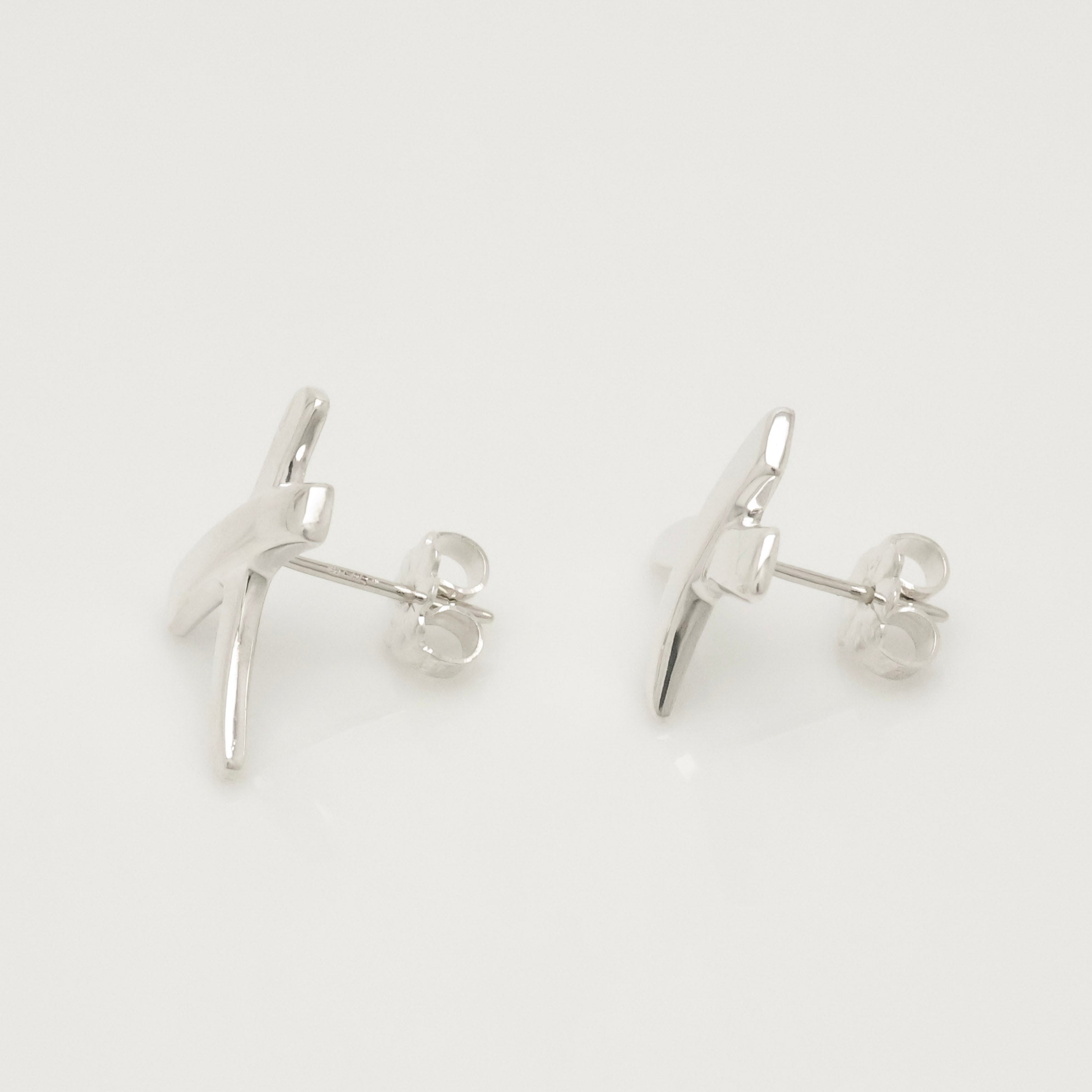 TIFFANY&Co. キス クロス パロマピカソ スタッド ピアス AG925