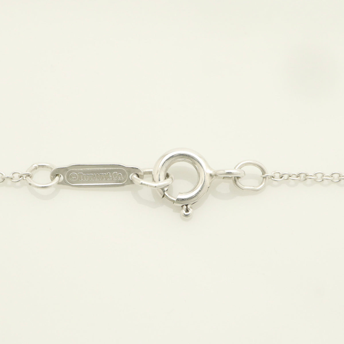  Tiffany & Co. Picasso Groove Cross Necklace Sterling Silver 925 