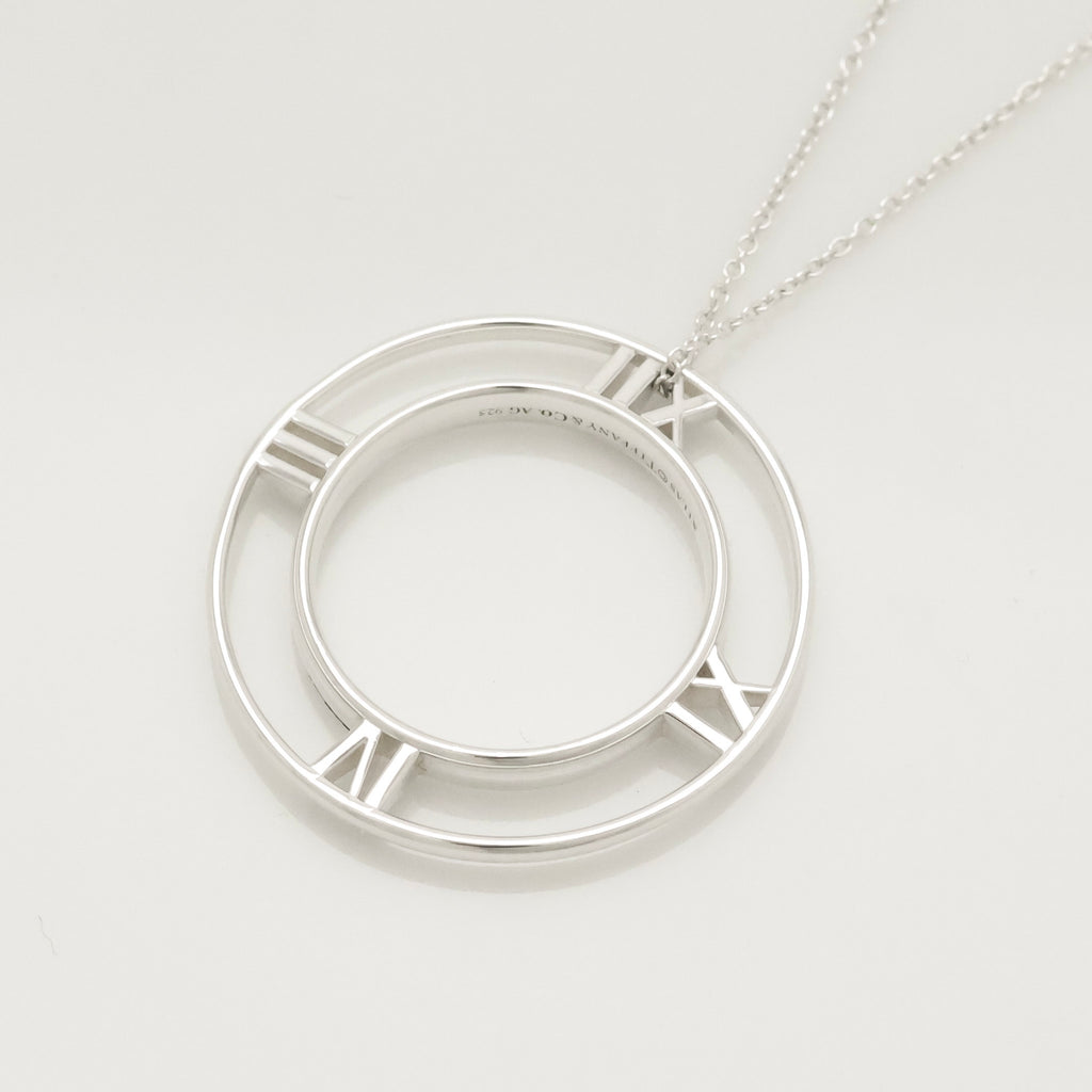 TIFFANY&Co. オープン アトラス メダリオン サークル ネックレス AG925